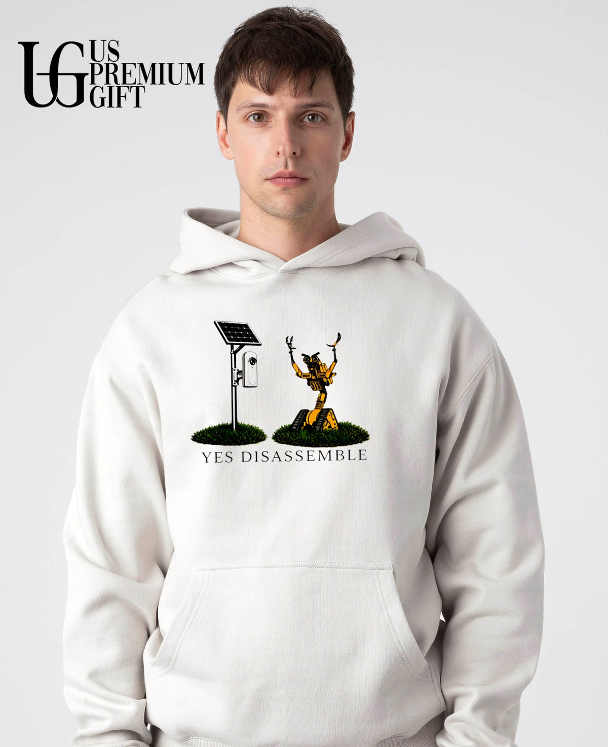 robot Johnny Yes Disassemble shirt