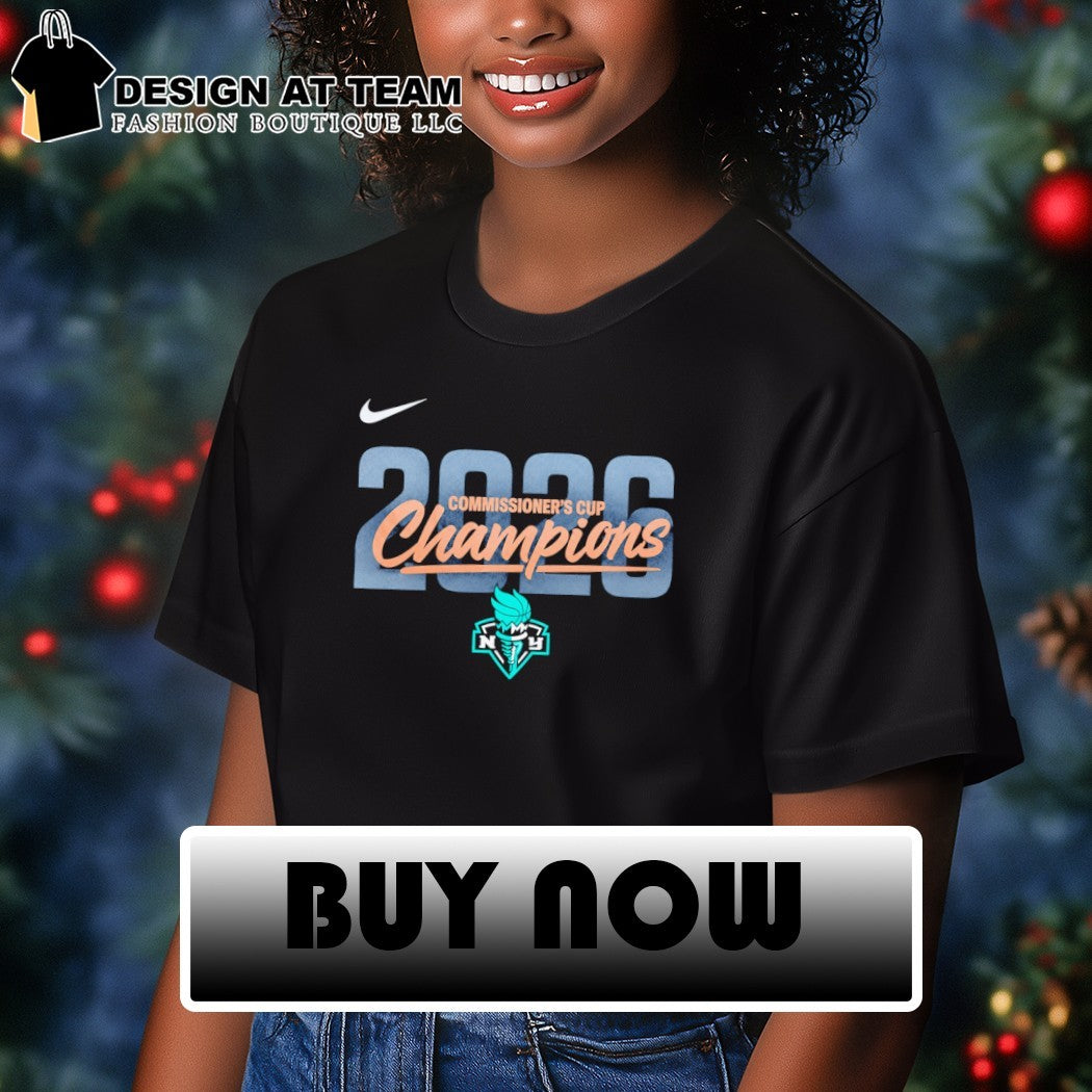 New York Liberty 2026 Commissioner’s Cup Champions shirt