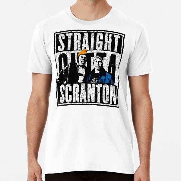 Straight Outta Scranton (Variant) - Lazy Scr S to 5XL Made in the AU/USA T-Shirt