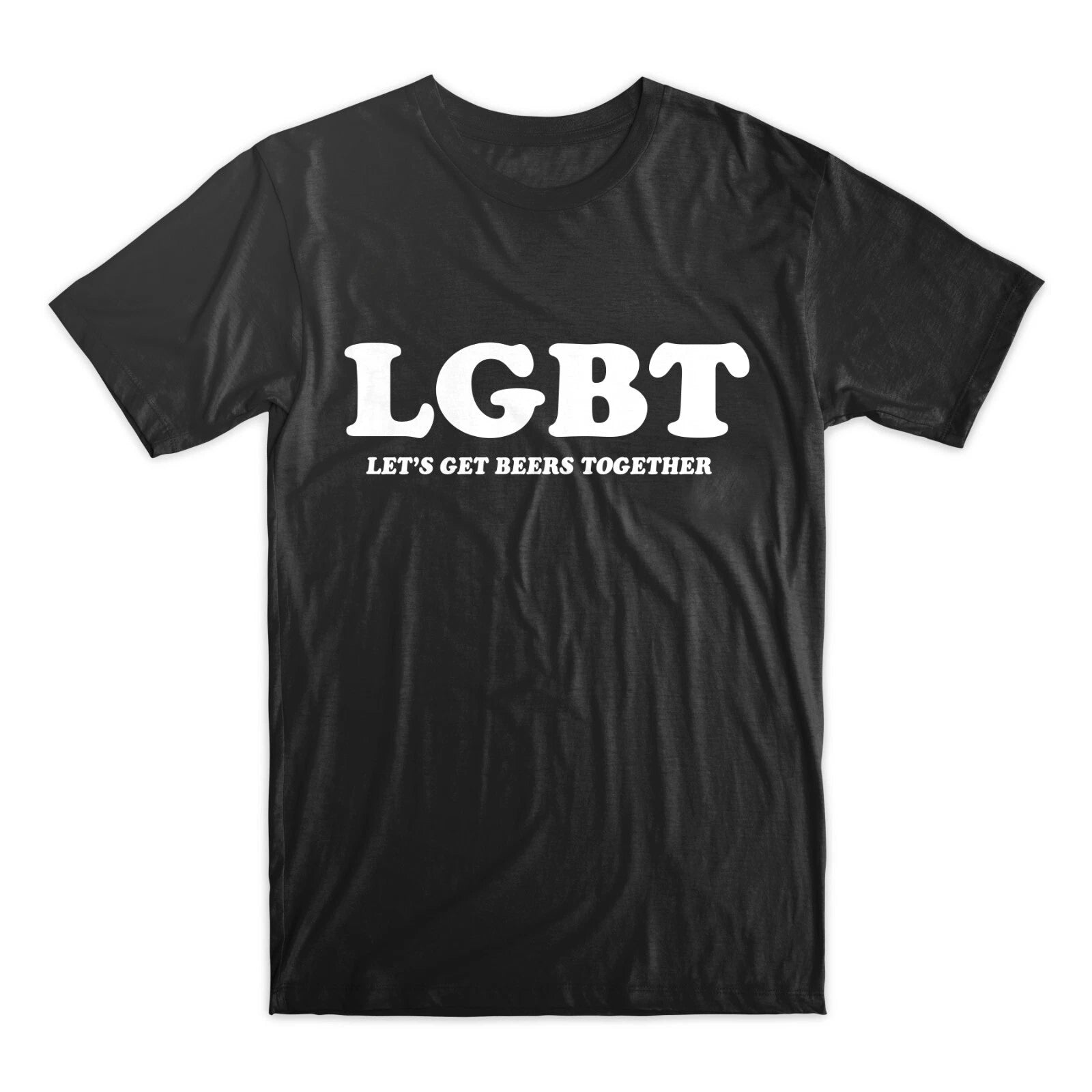 LGBT Let's Get Beers Together Funny Drinking Shirt
