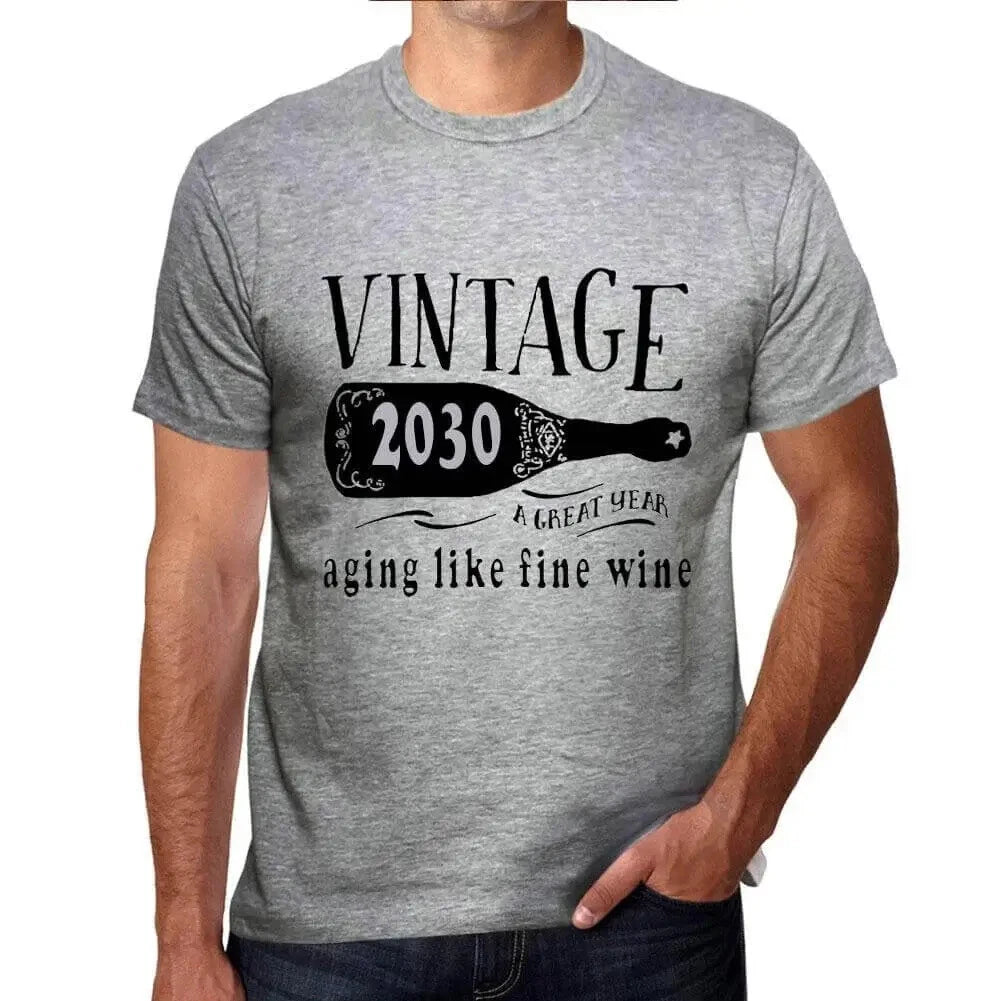 Men's Graphic T-Shirt Aging Like A Fine Wine 2030 Eco-Friendly Limited Edition