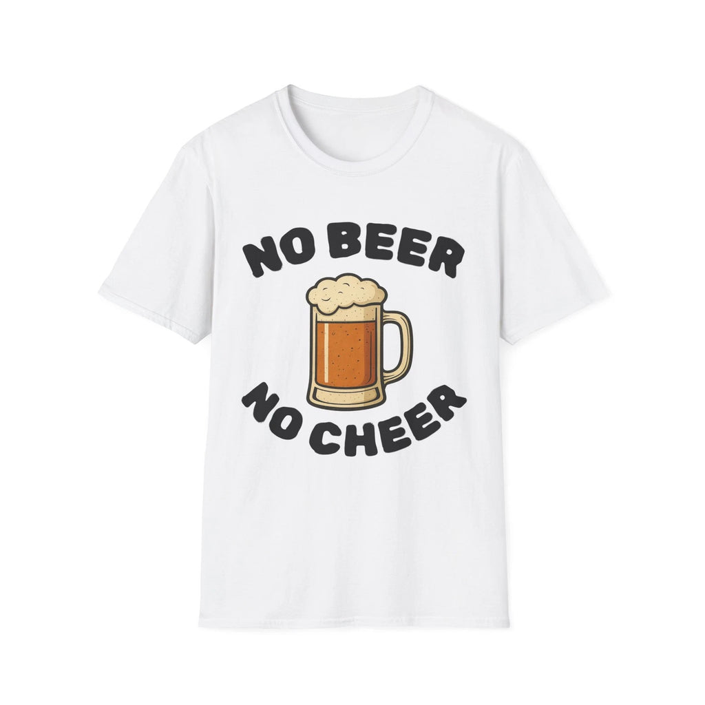 Funny No Beer No Cheer Unisex T-Shirt, Drinking Party Tee, Alcohol Lover Gift