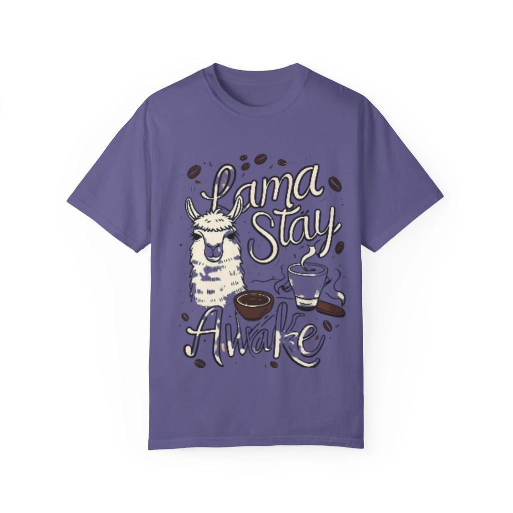 Funny Coffee Llama T-Shirt, Cute Animal Tee, Gift for Coffee Lovers, Casual Wear
