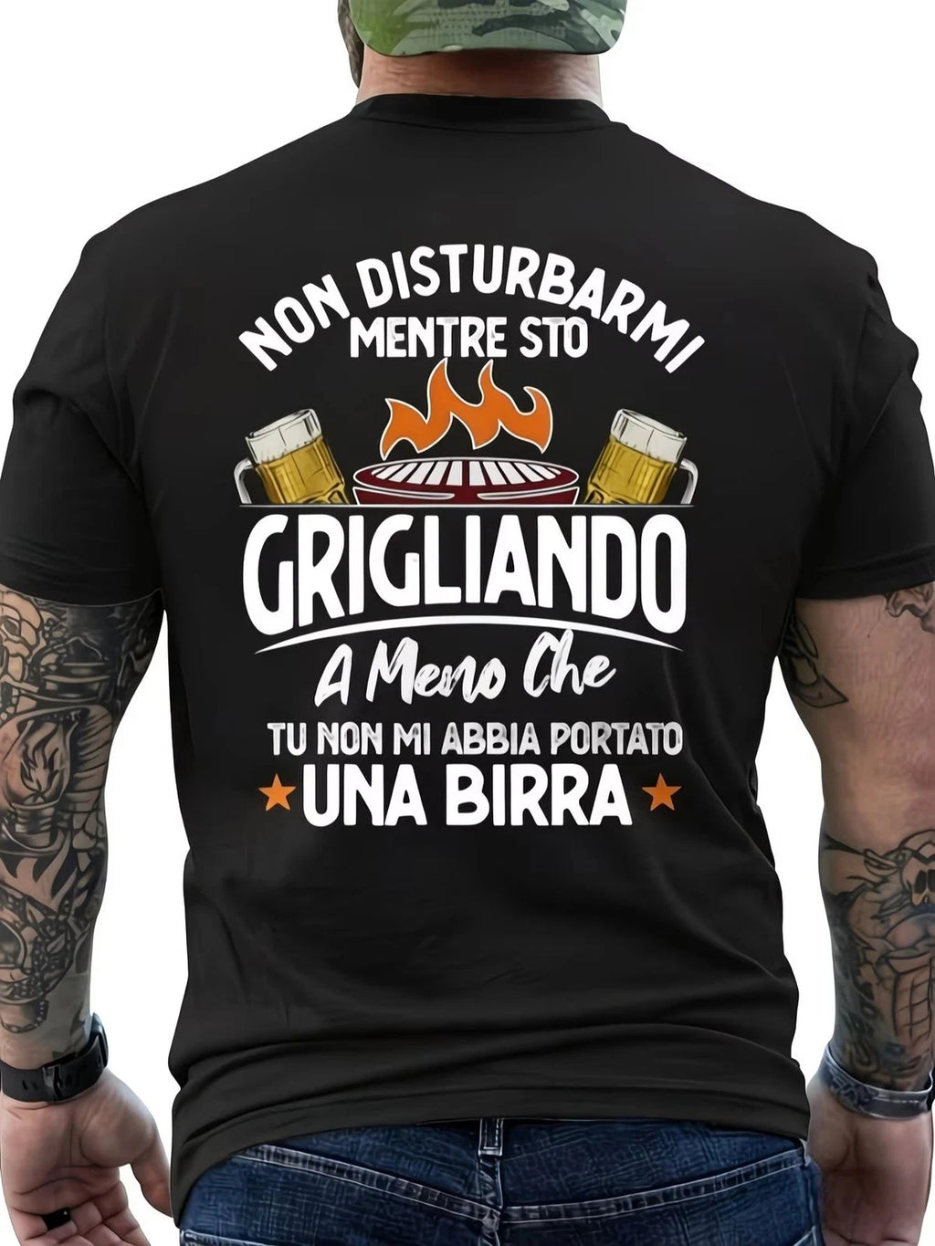 Funny Men's Italian Beer T-Shirt