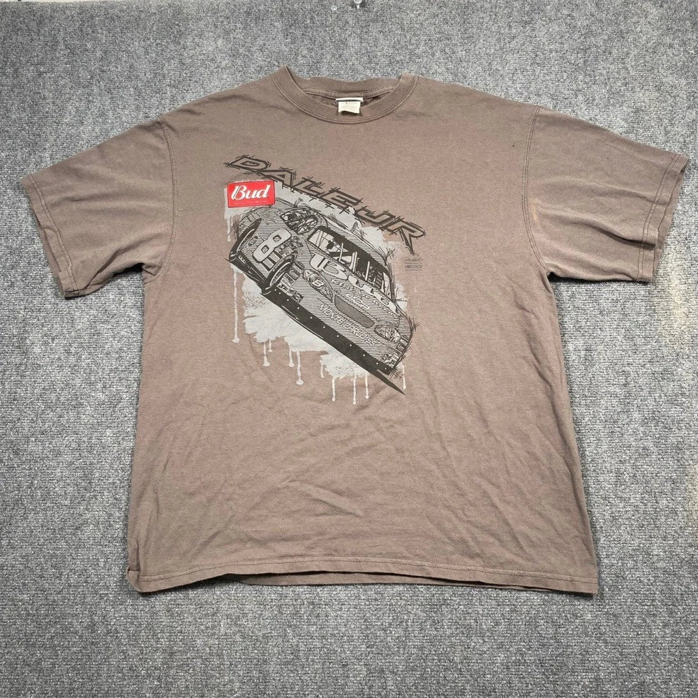 Chase Authentics Dale Earnhardt Bud King of Beers NASCAR Racing T-Shirt XL