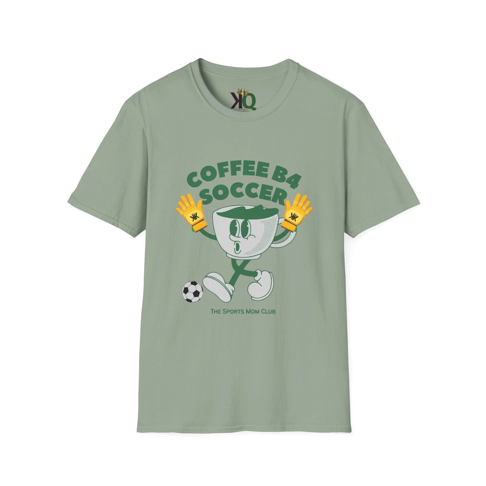 Coffee B4 Soccer T-Shirt | Unisex Softstyle Tee for Soccer Lovers |