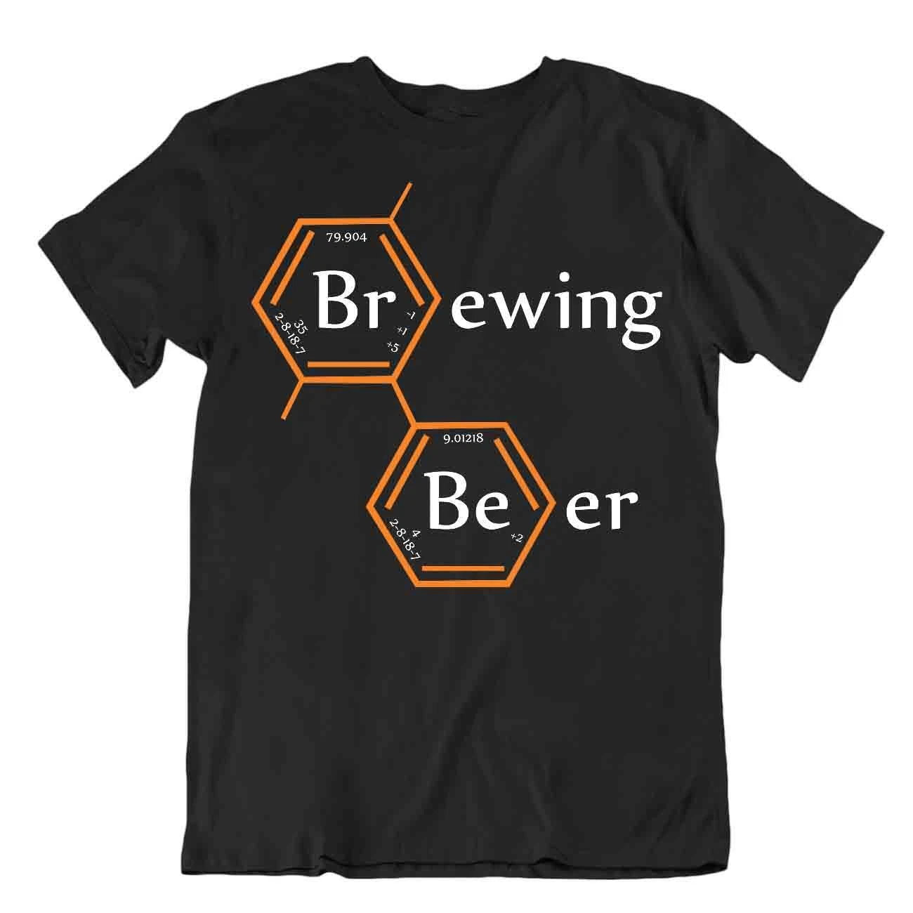 Brewing Beer T-Shirt Chemistry Humor Tee Unisex Night Birthday Party Shirt