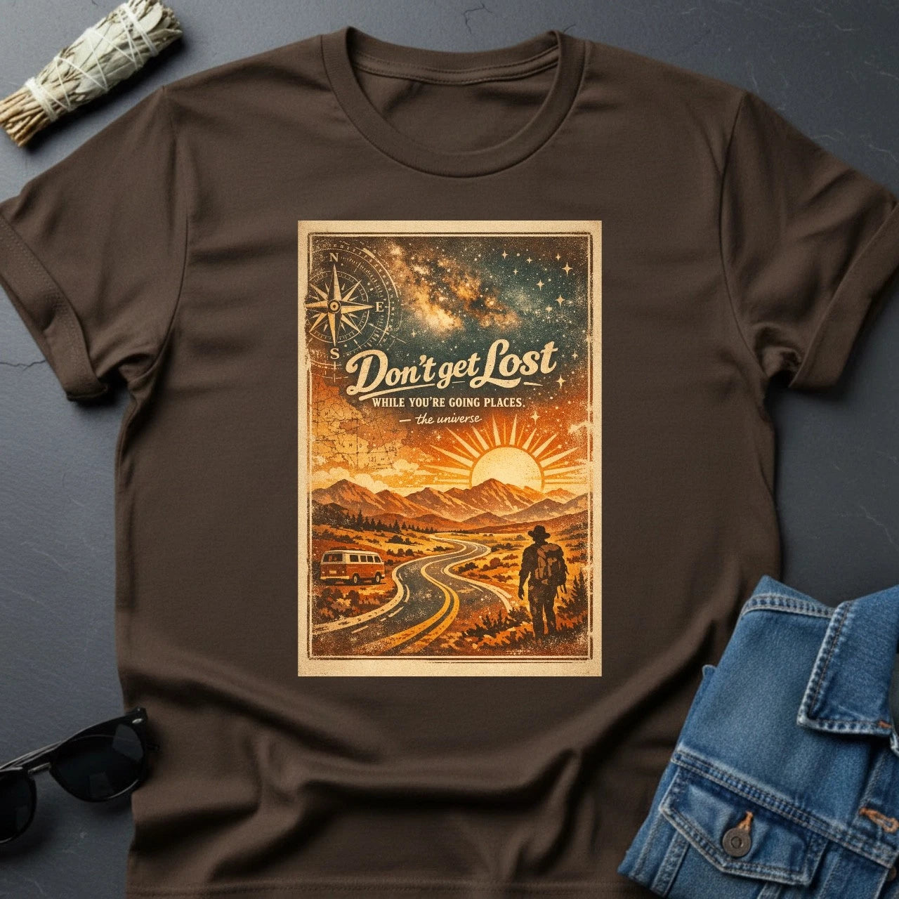 Don’t Get Lost – Inspirational Graphic T-Shirt | Youniverses