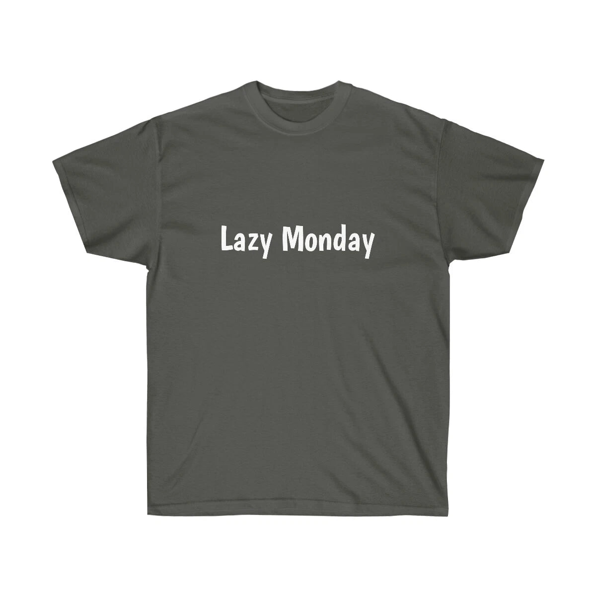 Unisex Ultra Cotton Tee graphic slogan lazy monday tshirt