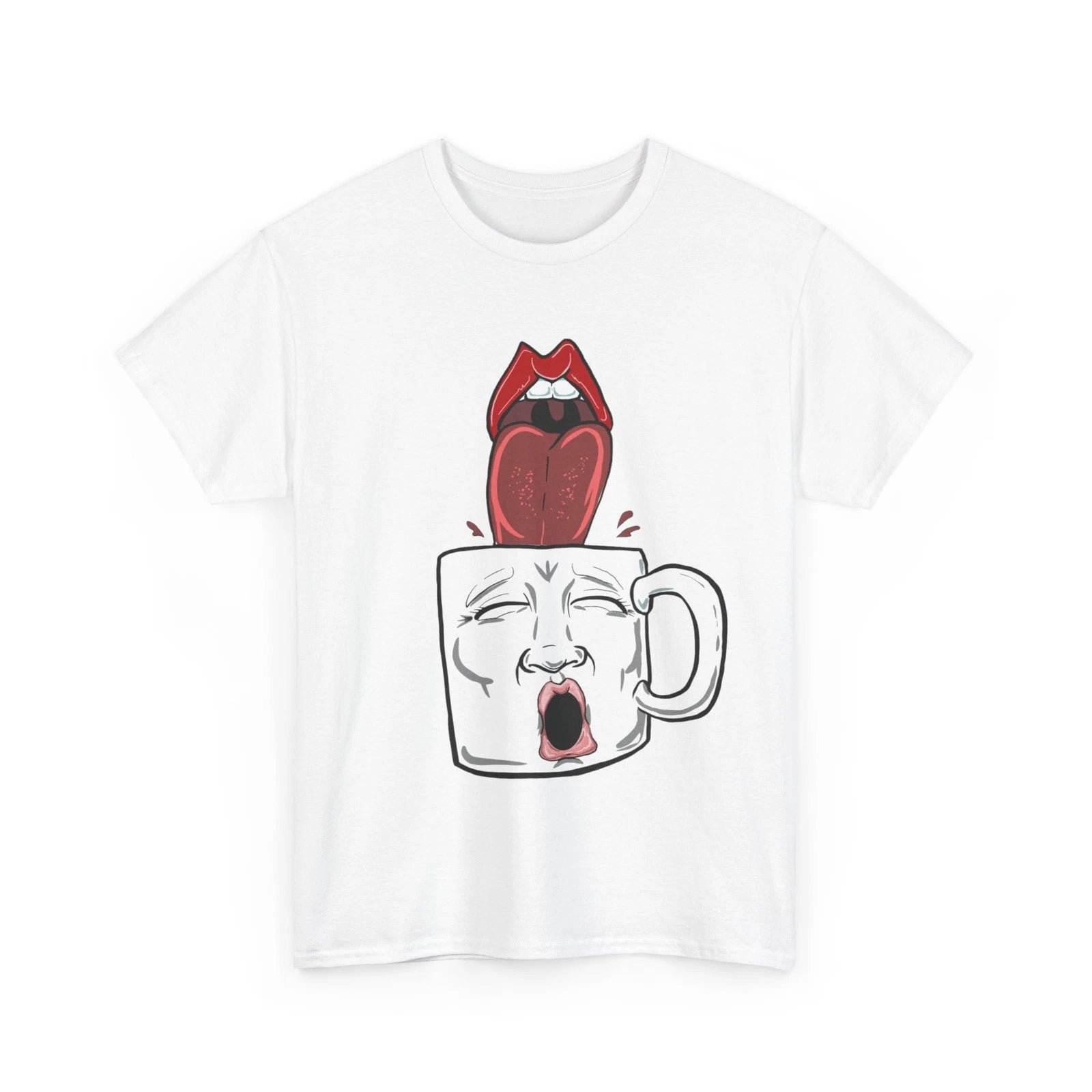 Sexy Tongue Coffee Mug Fun T-shirt