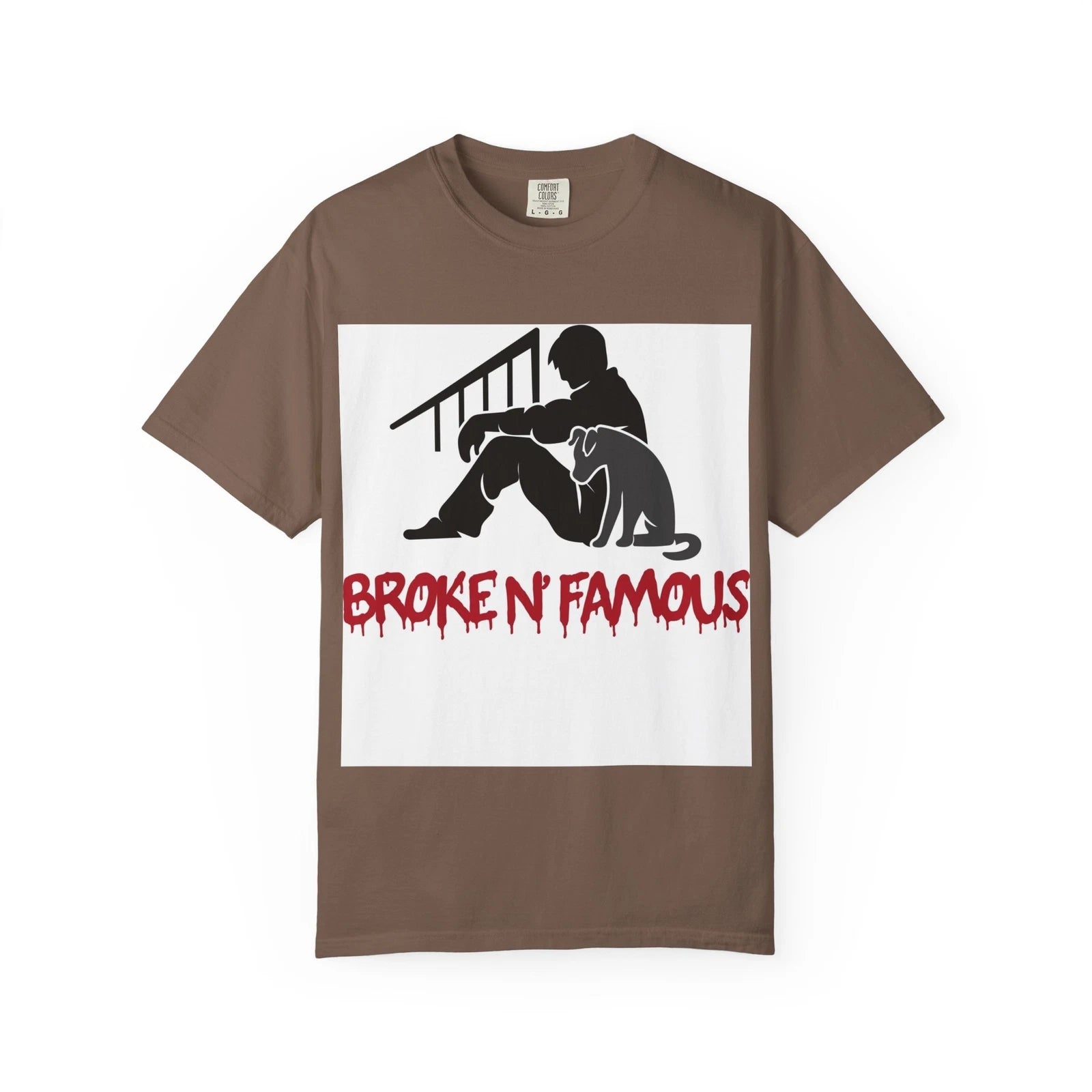 Important Unisex T-shirt, Down On Luck Inspirational Tee, Comfortable Graphic