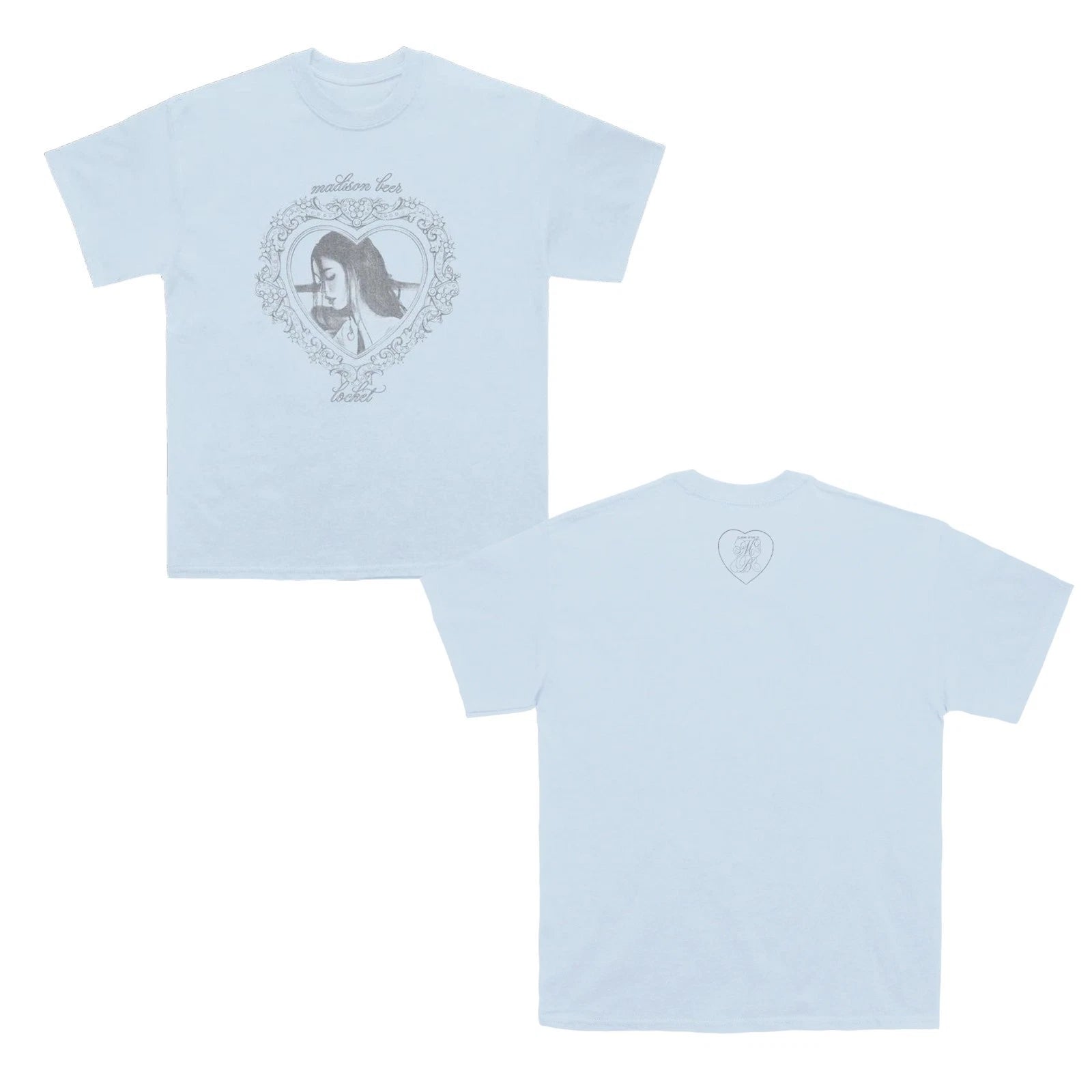 Madison Beer The Locket Tour Light Blue T-shirt