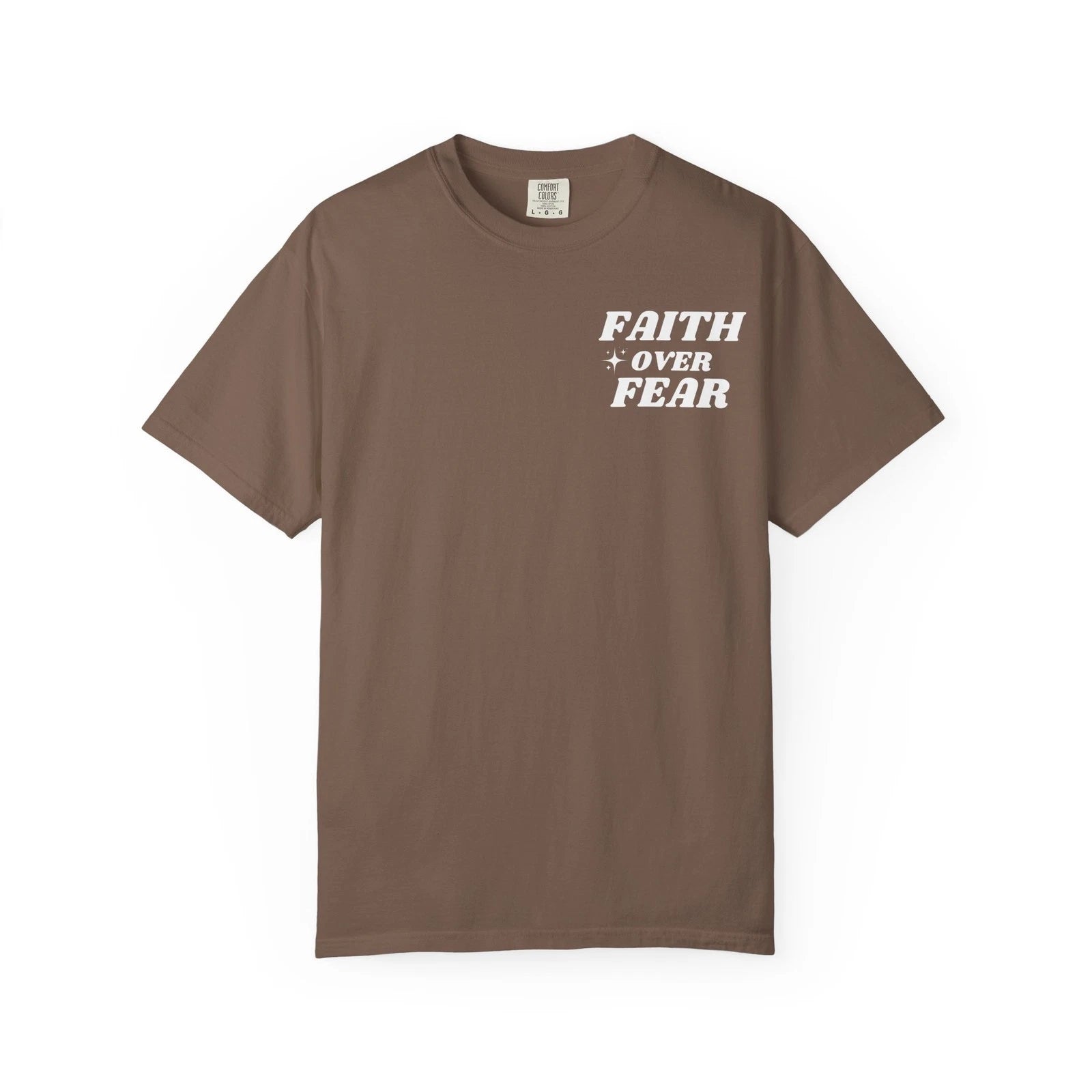 Faith Over Fear Shirt Christian Shirts for Men Psalm 118 Bible Verse T Shirt