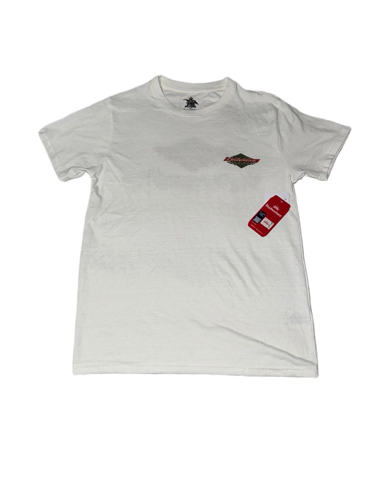 Budweiser Clydesdales T-Shirt Mens Small White Graphic Tee New With Tags NWT