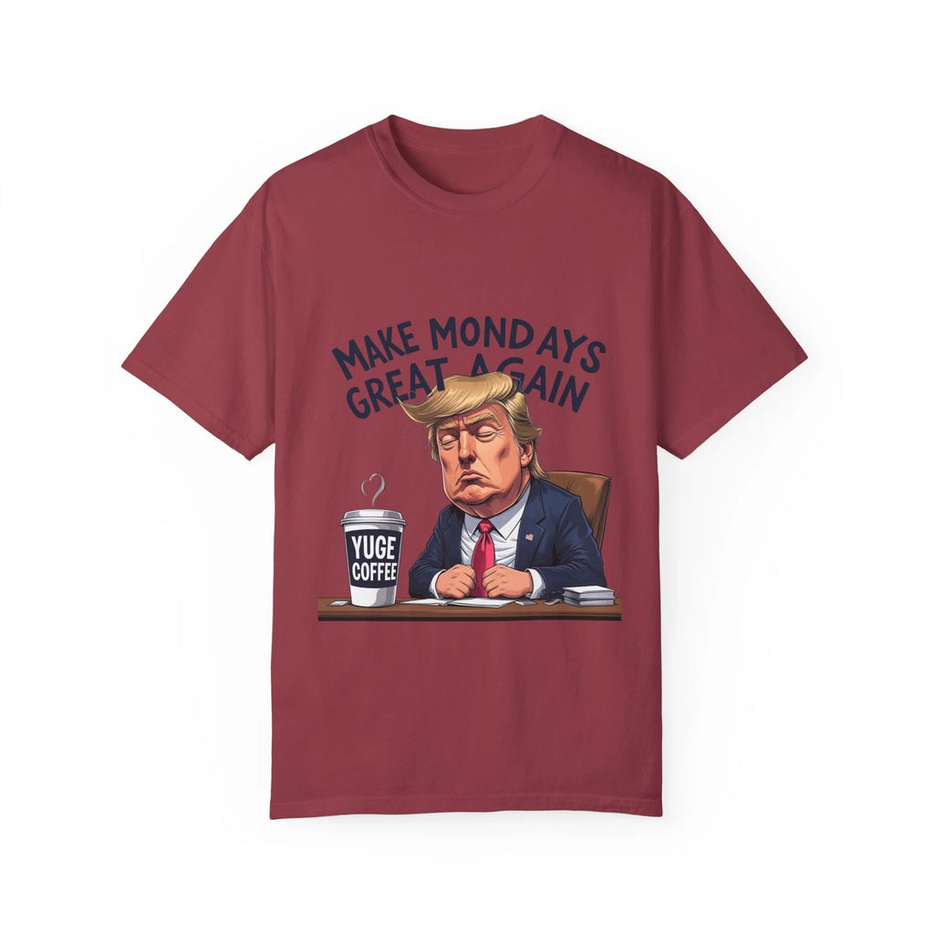 MAKE MONDAYS GREAT AGAIN Donald T. Funny Unisex T-Shirt, Coffee Lovers