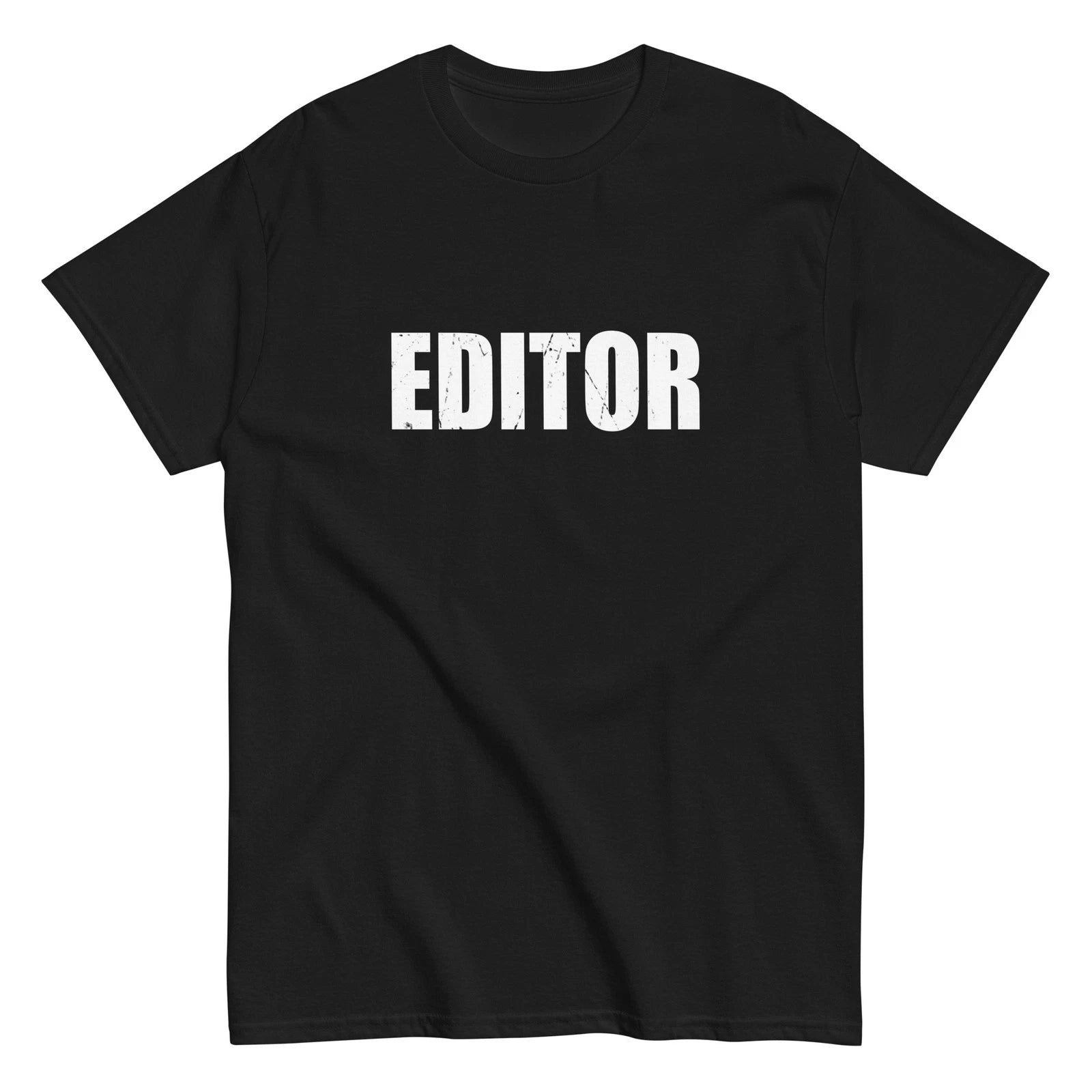 Editor Funny Cute Lazy Easy Simple DIY Halloween Costume T-Shirt New Graphic Men