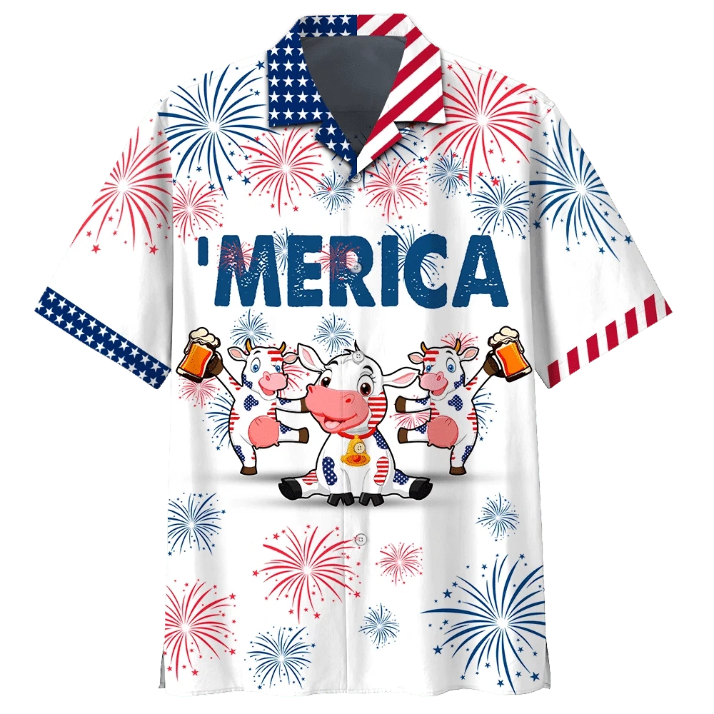 Cow Beer Hawaiian Shirt