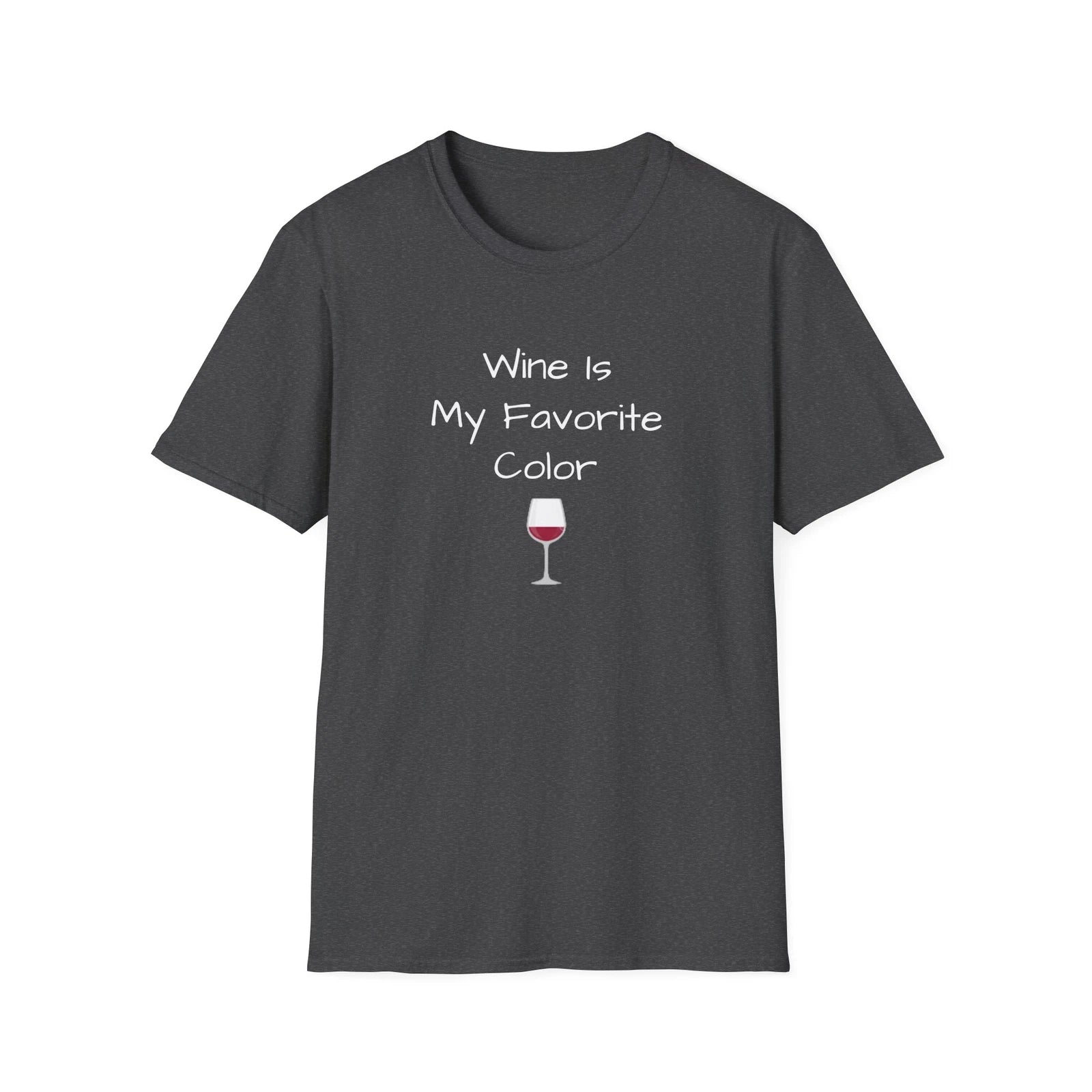 Wine Is My Favorite Color Unisex Softstyle T-Shirt