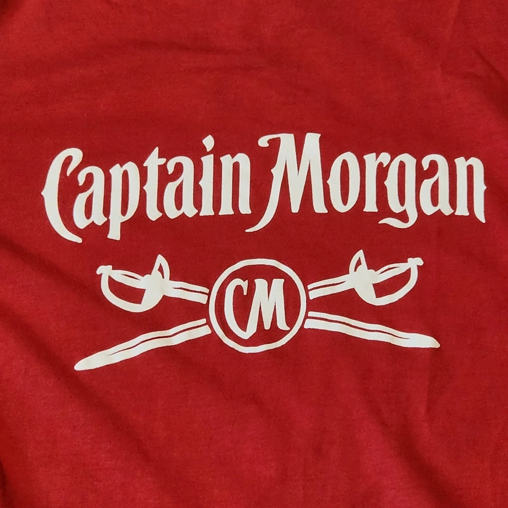 Captain Morgan Tee Large Rum Alchohol Bar Staff Bartending Restaurants Bars