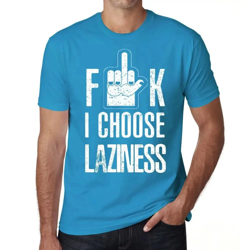 ULTRABASIC men's t-shirt F**k I choose laziness F**k I choose laziness