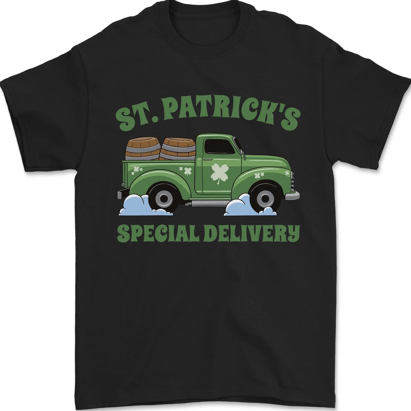 St Patricks Beer Delivery Funny Alcohol Guinness Mens T-Shirt 100% Cotton