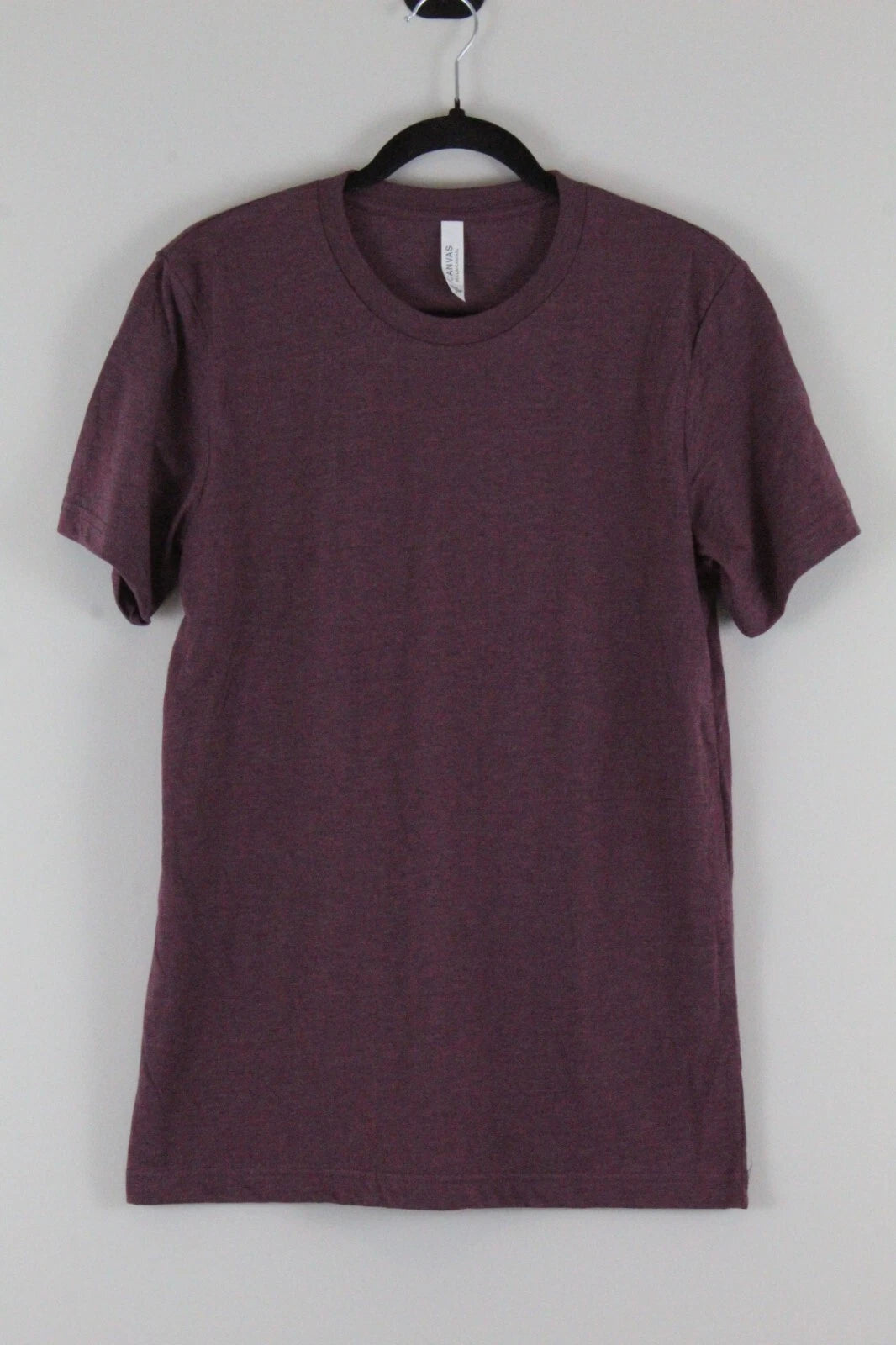 Men's Short Sleeve T-Shirt Size Small BELLA+CANVAS Color Red Wine NWOT