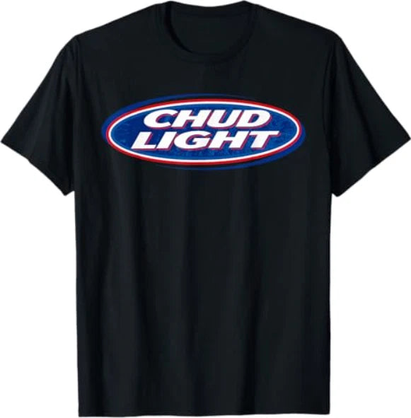 Chud Light Funny Parody Beer Style Humor Design T-Shirt
