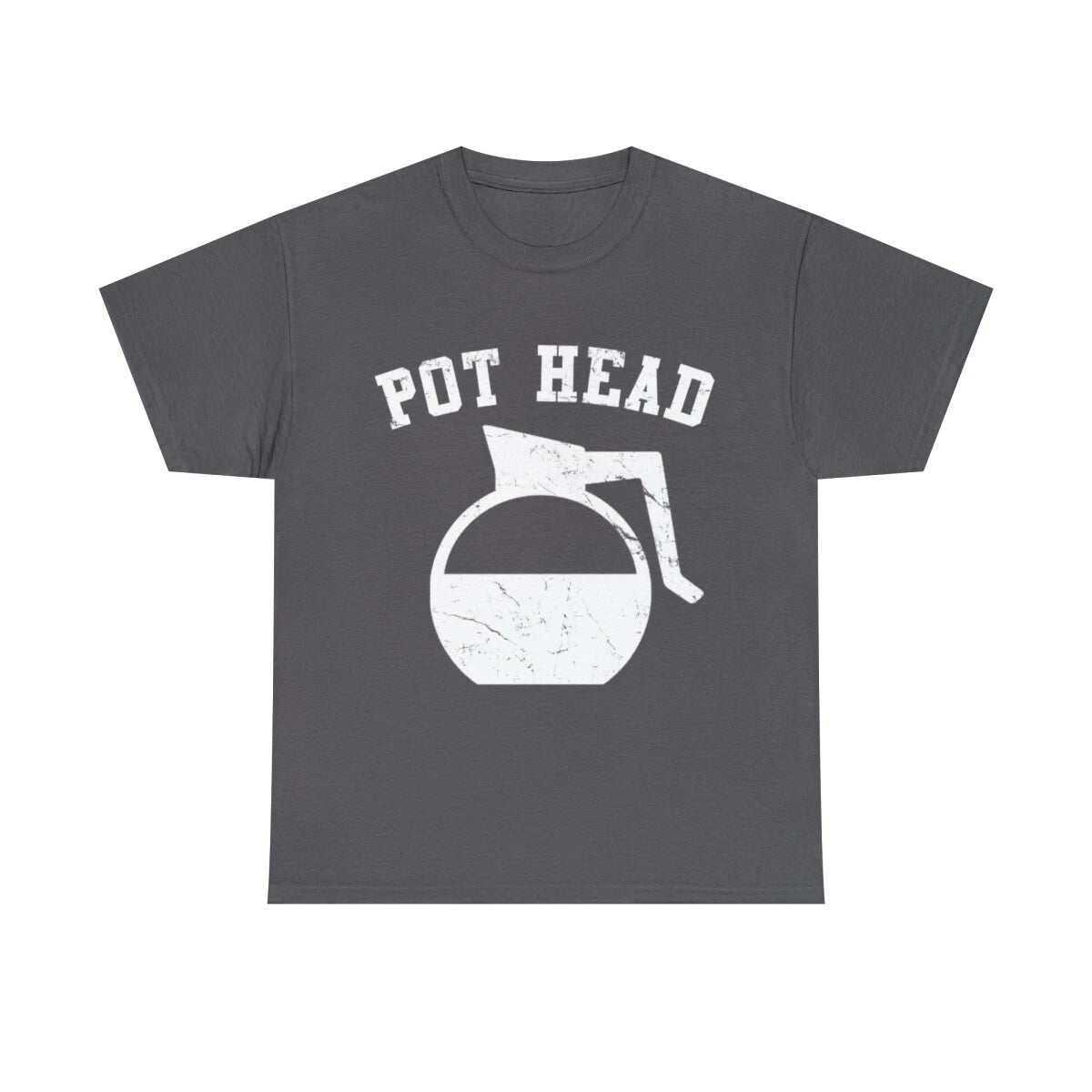 Coffee Pot Head Graphic Tee Shirt, S-5XL
