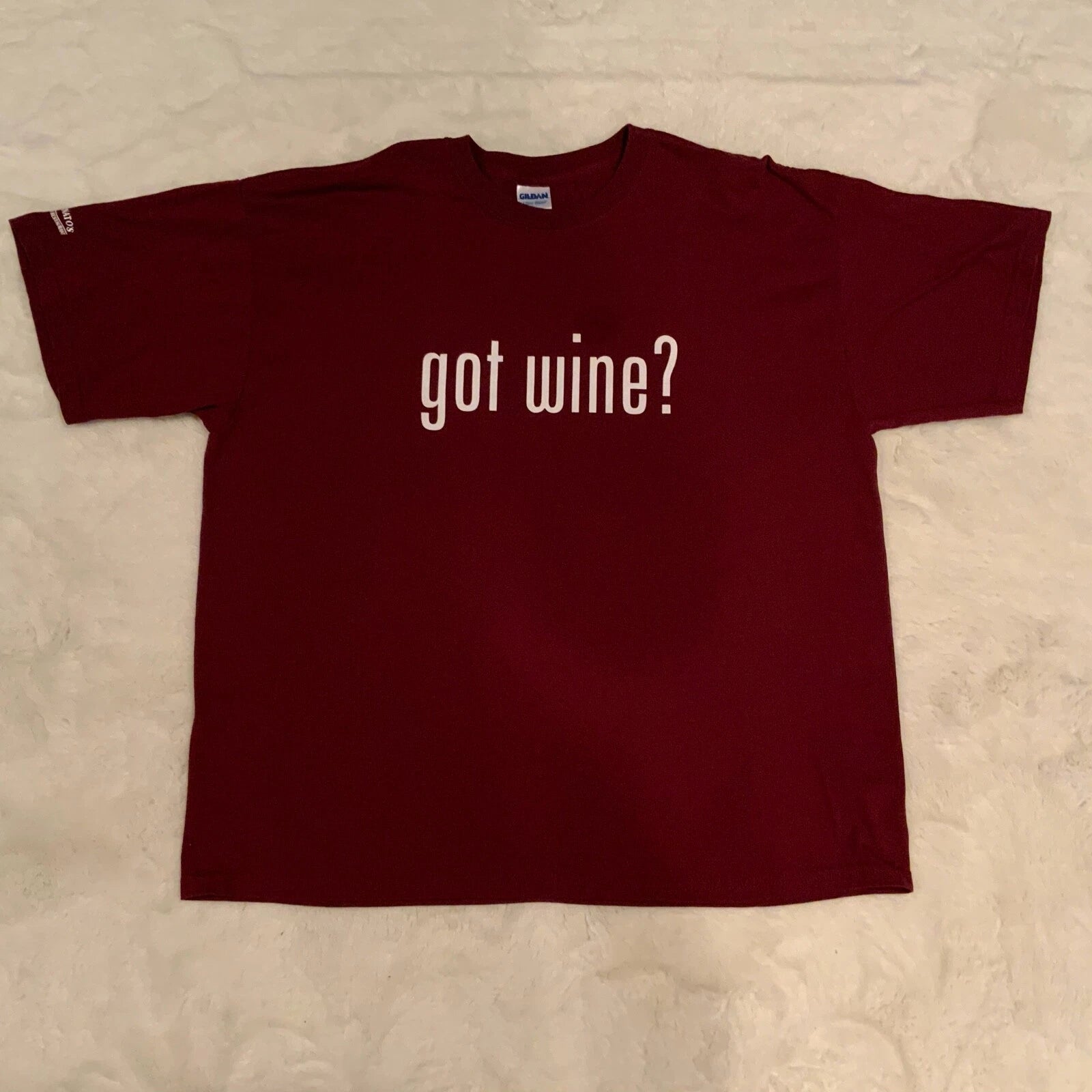 Got Wine? Deep Red T Shirt Italian Pride Little Italy Wine Enthusiast Gift XL
