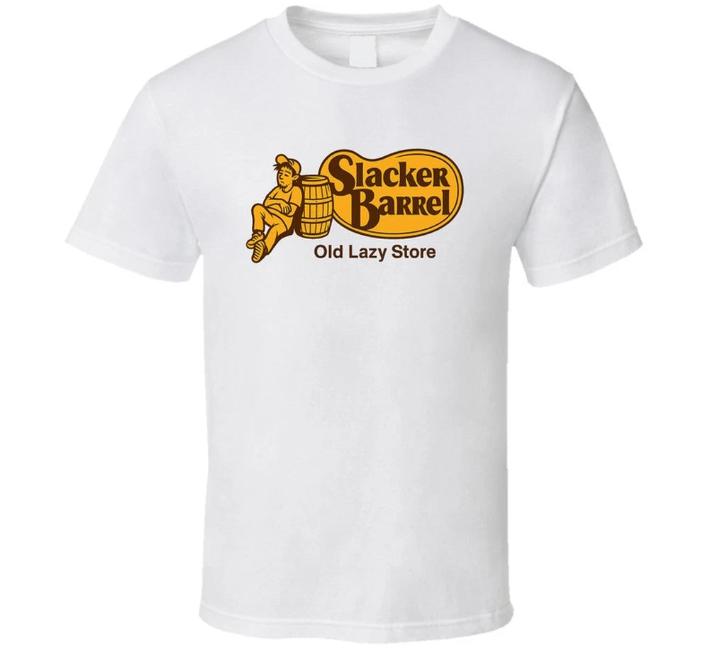 Slacker Barrel Old Lazy Store Parody T Shirt