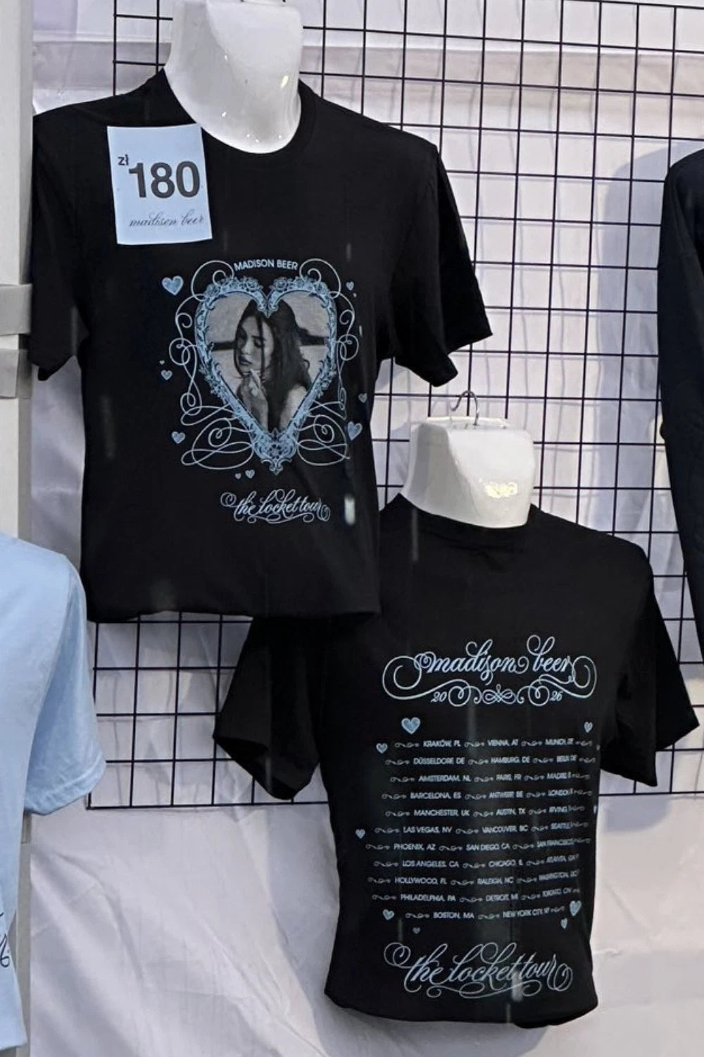 Madison Beer The Locket Tour Merch Black T-shirt
