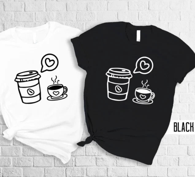 New T-Shirt  Unisex Coffee Please, Cute Coffee Shirt, Coffee T-Shirt, Coffee Lov