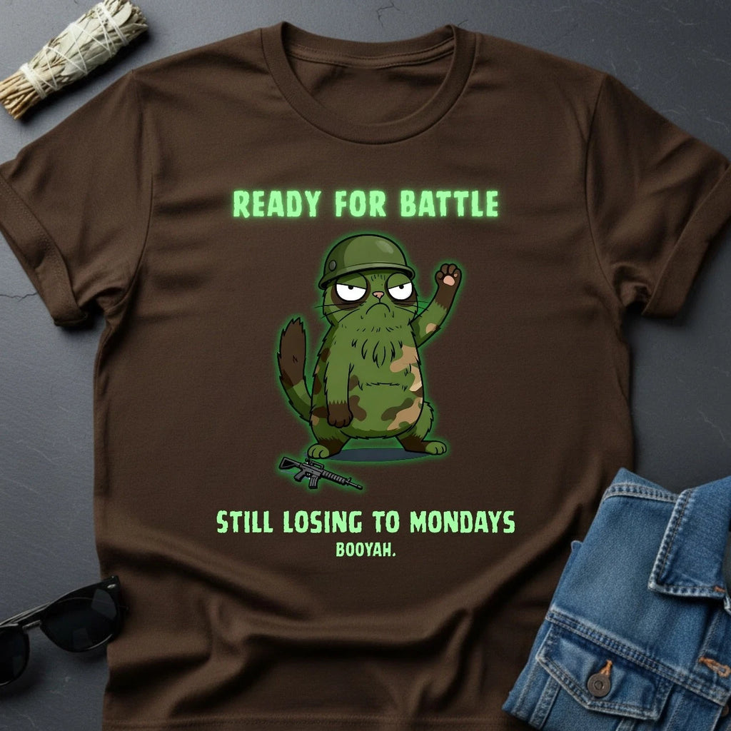 Ready for Battle, Still Losing to Mondays Graphic T-Shirt