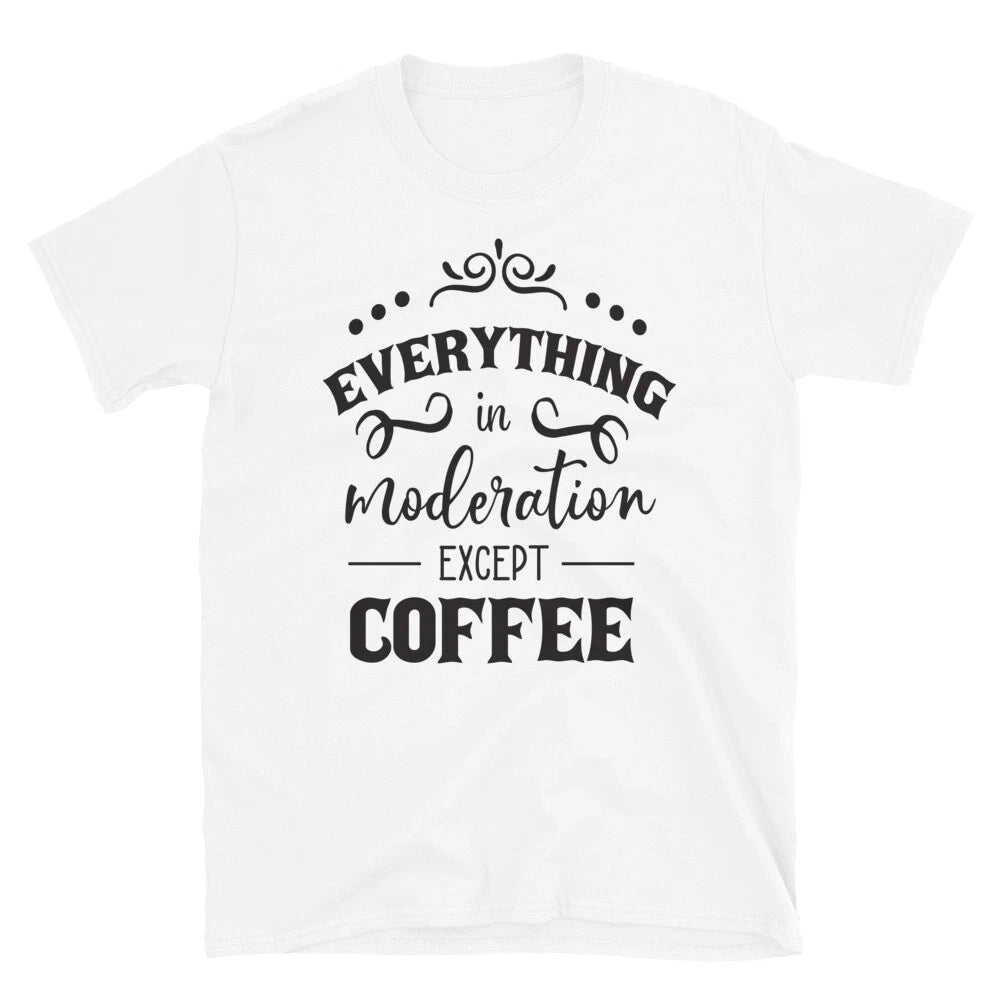 Everything in Moderation Coffee Lover Family Love Classic Fit T-Shirt