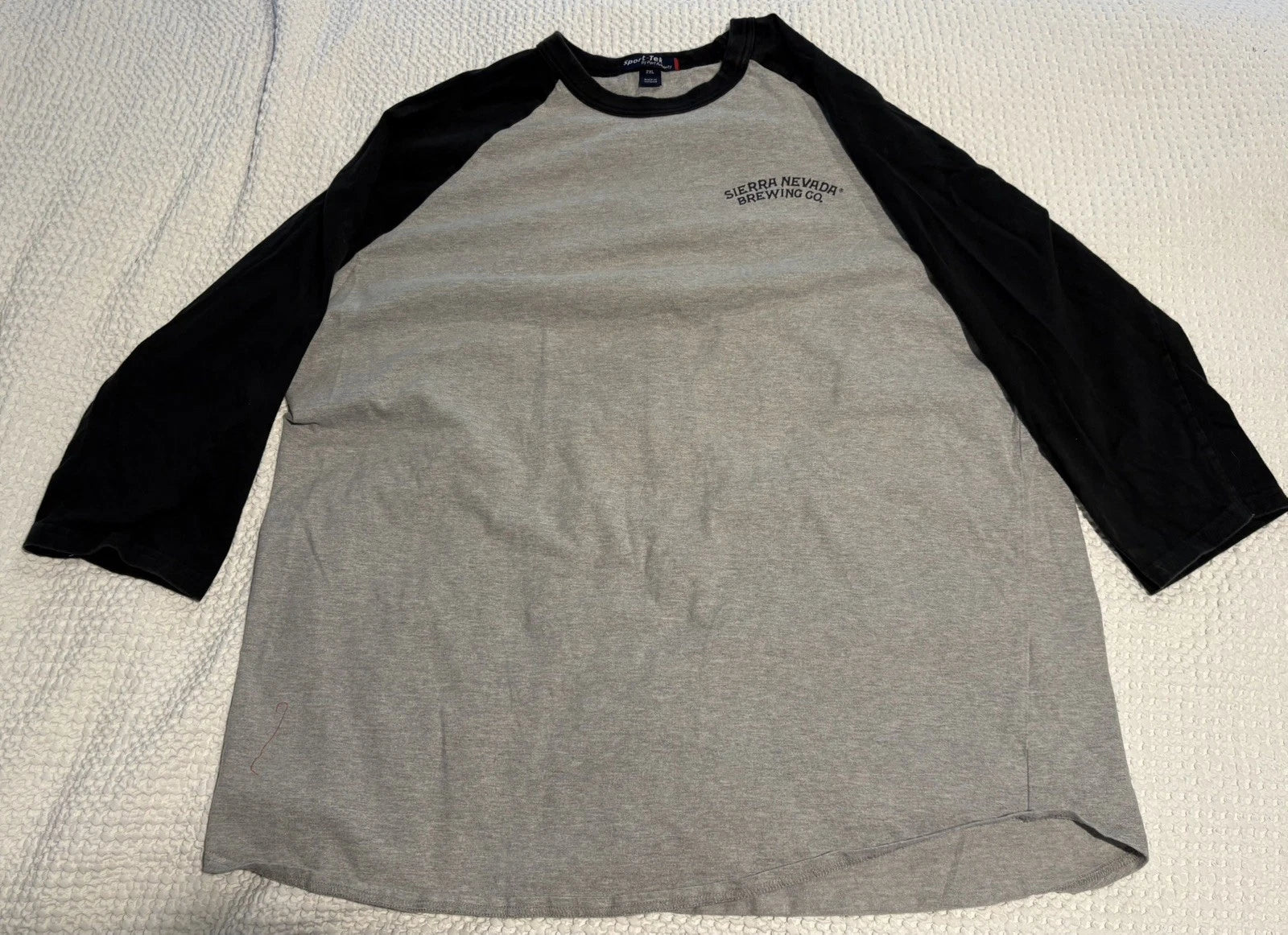 2000s Sierra Nevada Mens 2XL Baseball T-shirt 3/4 Sleeve