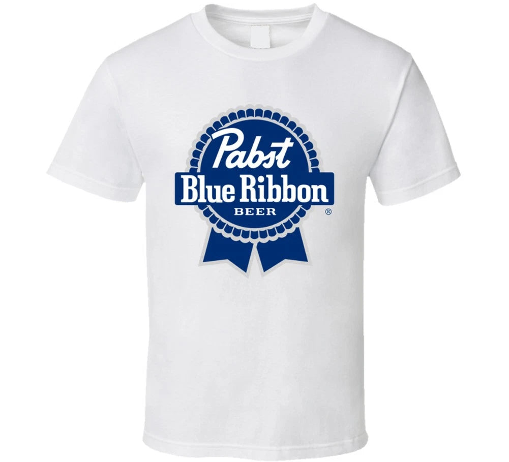 Pbr Pabst Blue Ribbon Beer Logo T Shirt