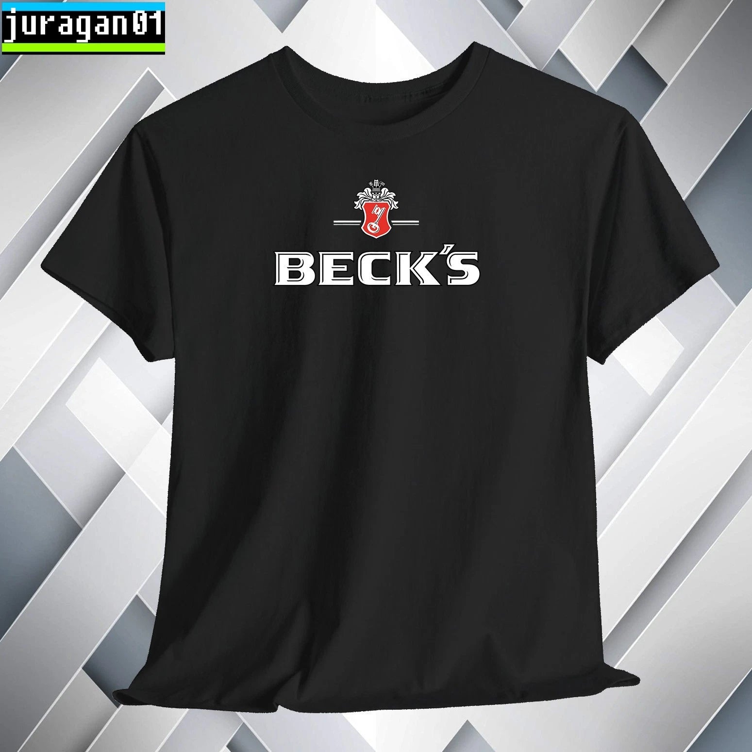 Beck's Brewery German Beer T-Shirt Logo Many Colors Size S to 5XL Made in USA