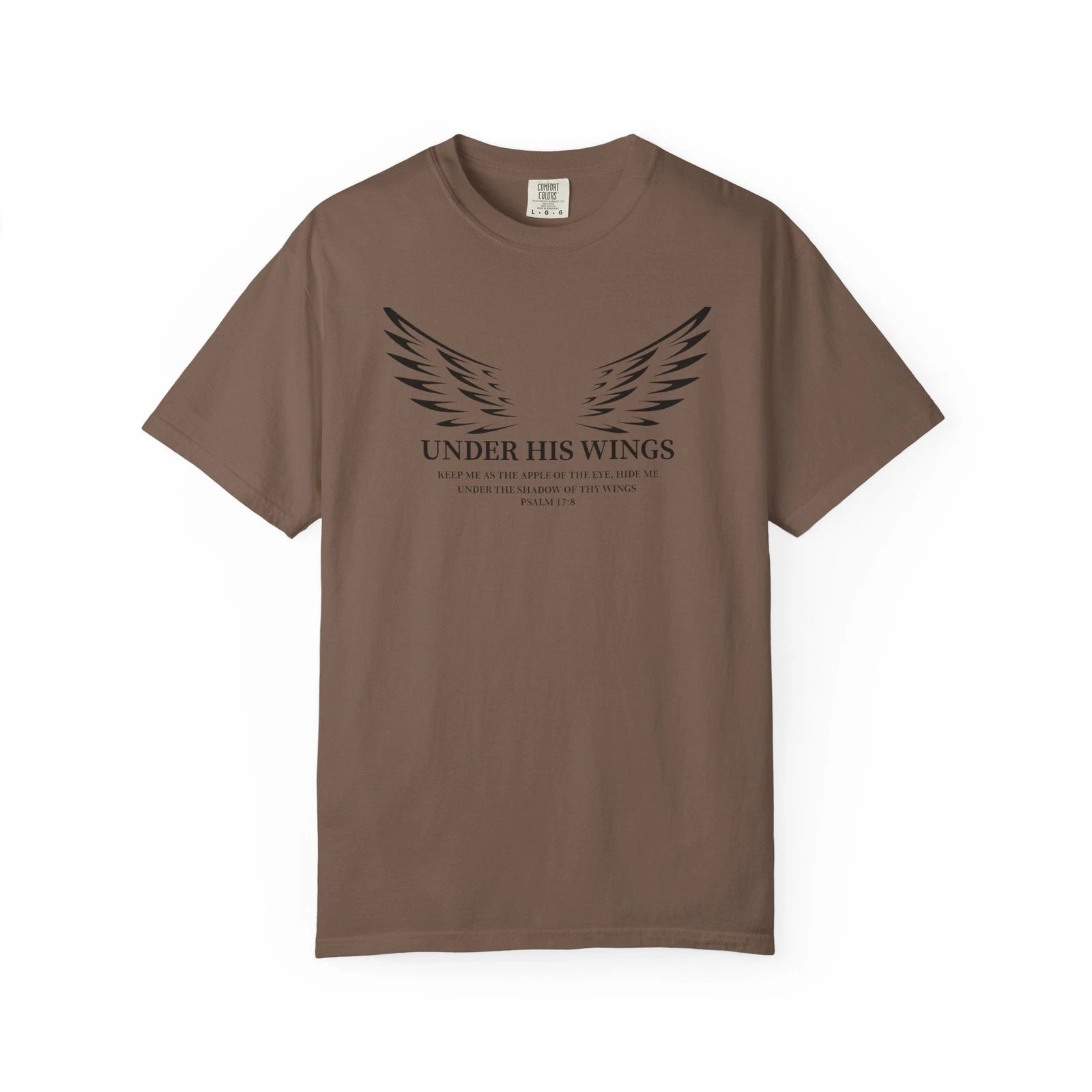 Under His Wings Shirt Christian Shirts for Men Graphic Bible Verse T Shirt