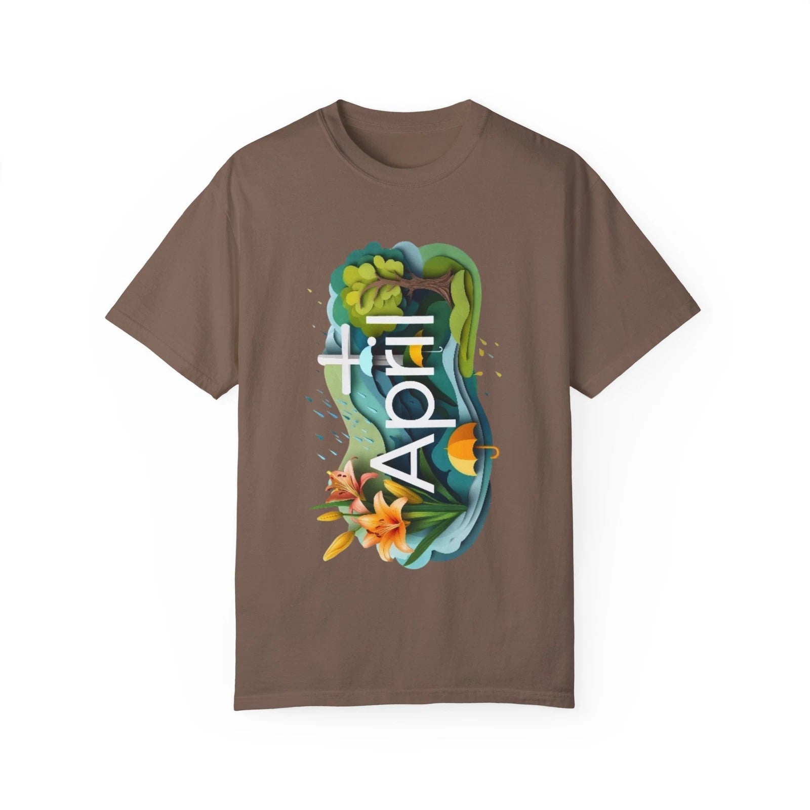 Nature-Inspired Unisex Garment-Dyed T-Shirt, Outdoor Adventure