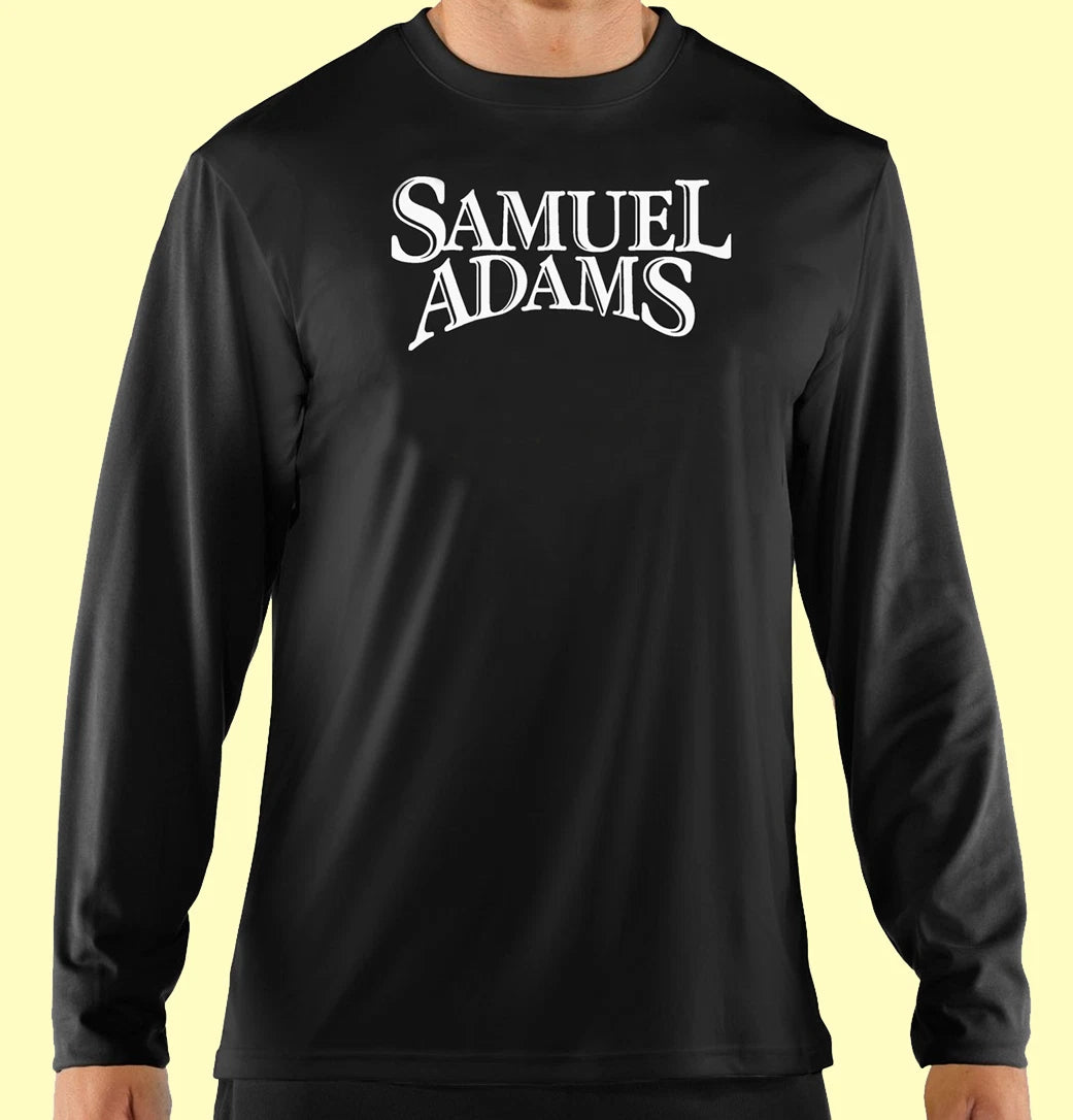 T-Shirt, Long Sleeve, Beer, Bar Staff, Club Promo, Sam Adams, 100% Cotton