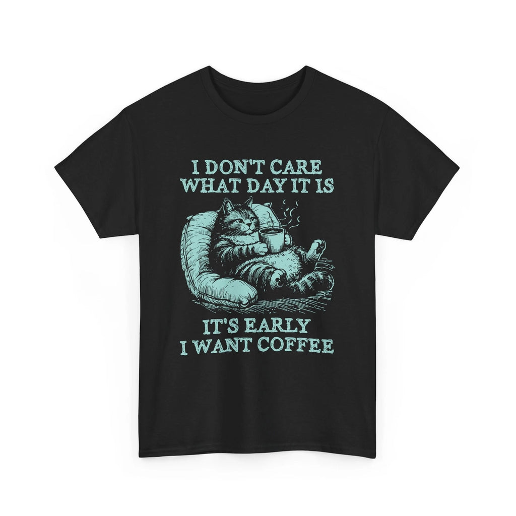 Funny Coffee T-Shirt | I Need More Coffee Caffeine Addict Graphic Tee