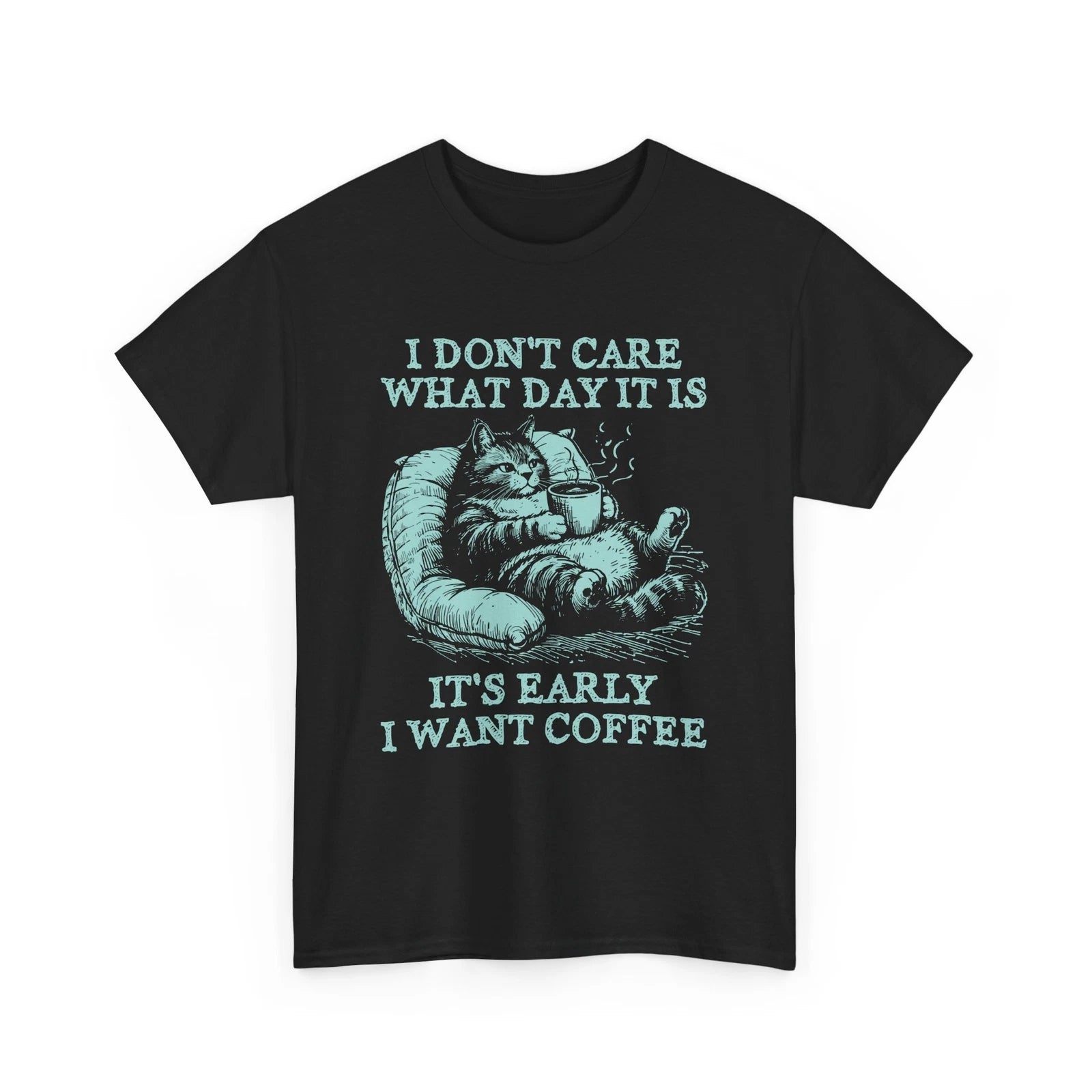 Funny Coffee T-Shirt | I Need More Coffee Caffeine Addict Graphic Tee