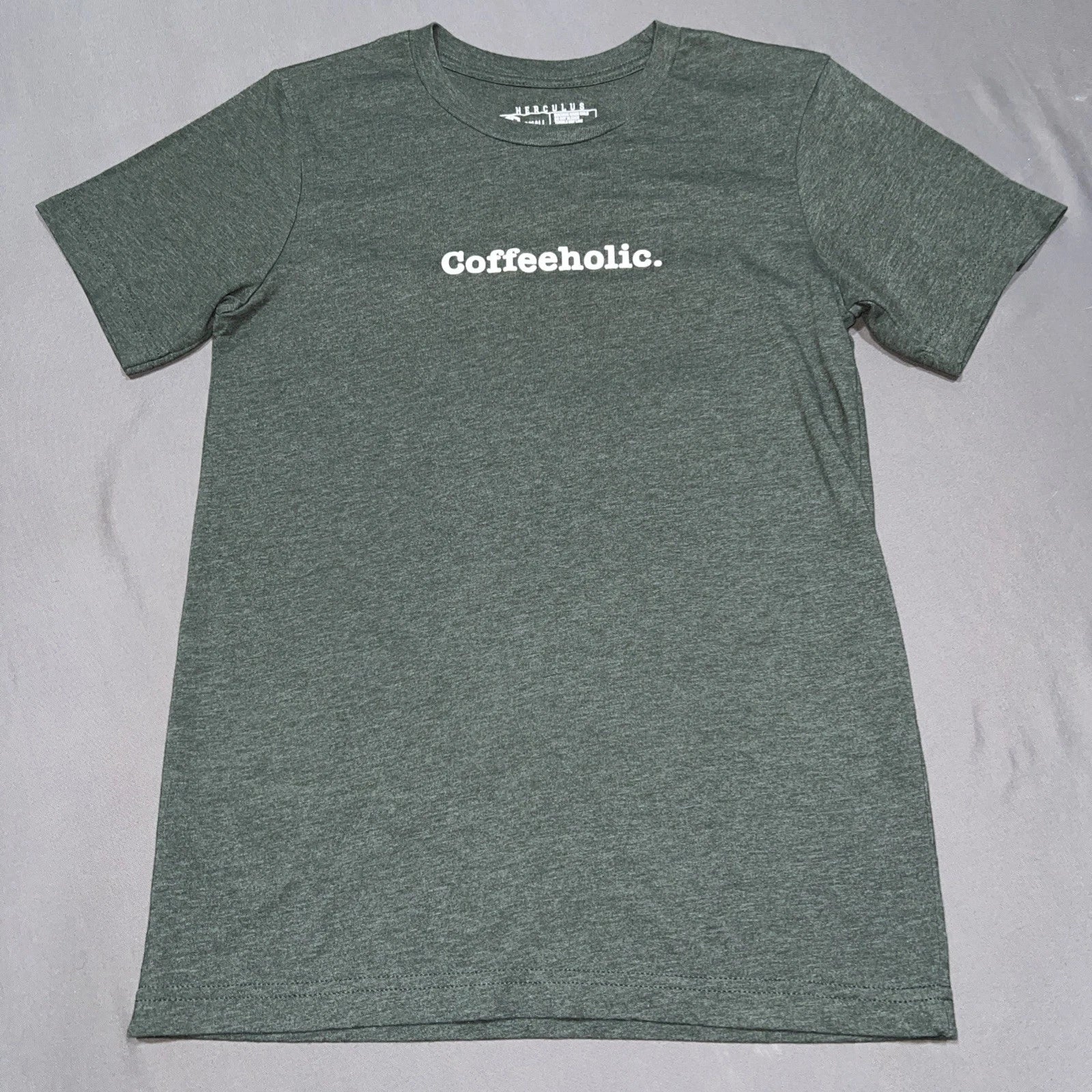 Herculus Short Sleeve Lit Coffee Shirt Men’s S Green Coffeeholic-5245