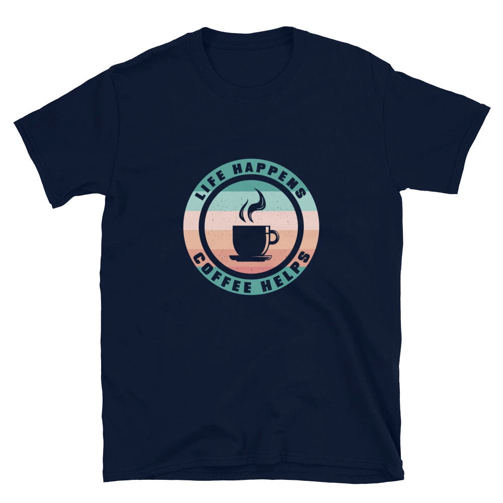 Coffee Helps Espresso Hot Cup Of Coffee T-Shirt
