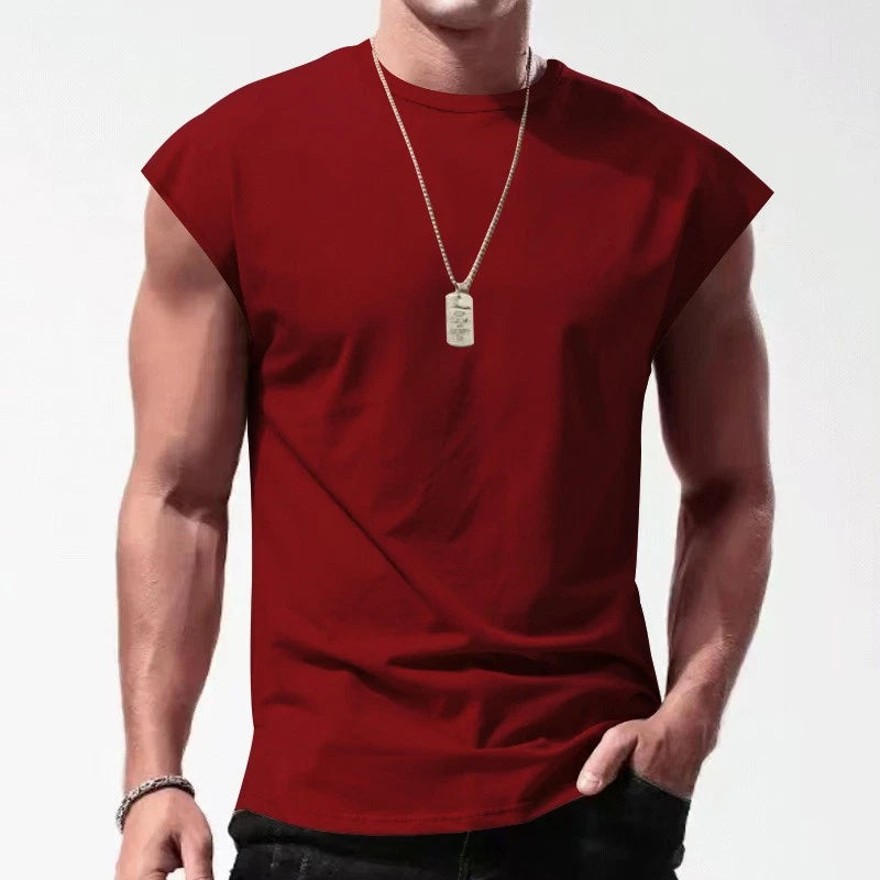 Muscle Tee Sleeveless T-Shirt Tank Tops Vest Pullovercasual Fashion Sports @