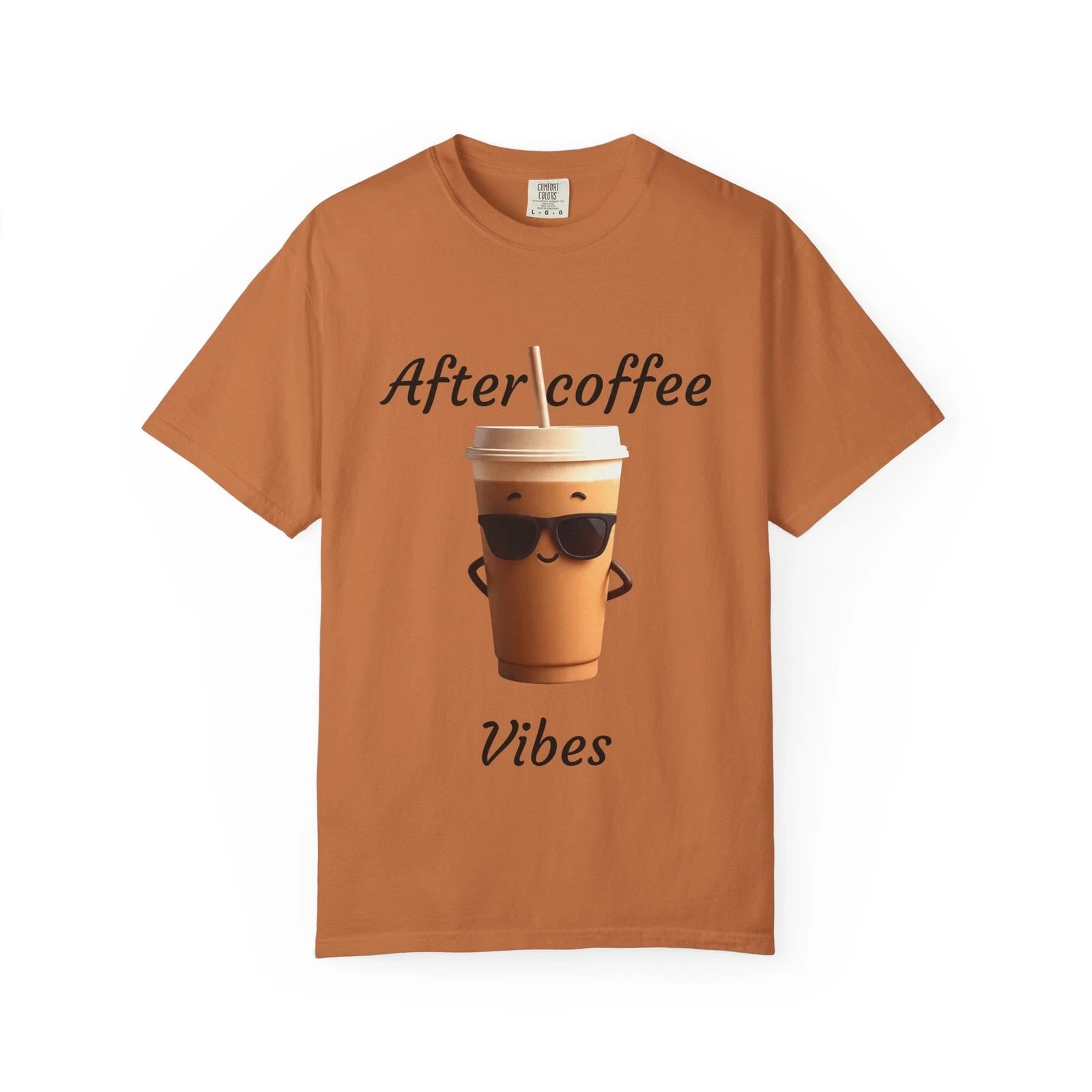 Chill Coffee Vibes T-Shirt,Graphic Tee, Funny Coffee Shirt,Coffee Lovers, Casual