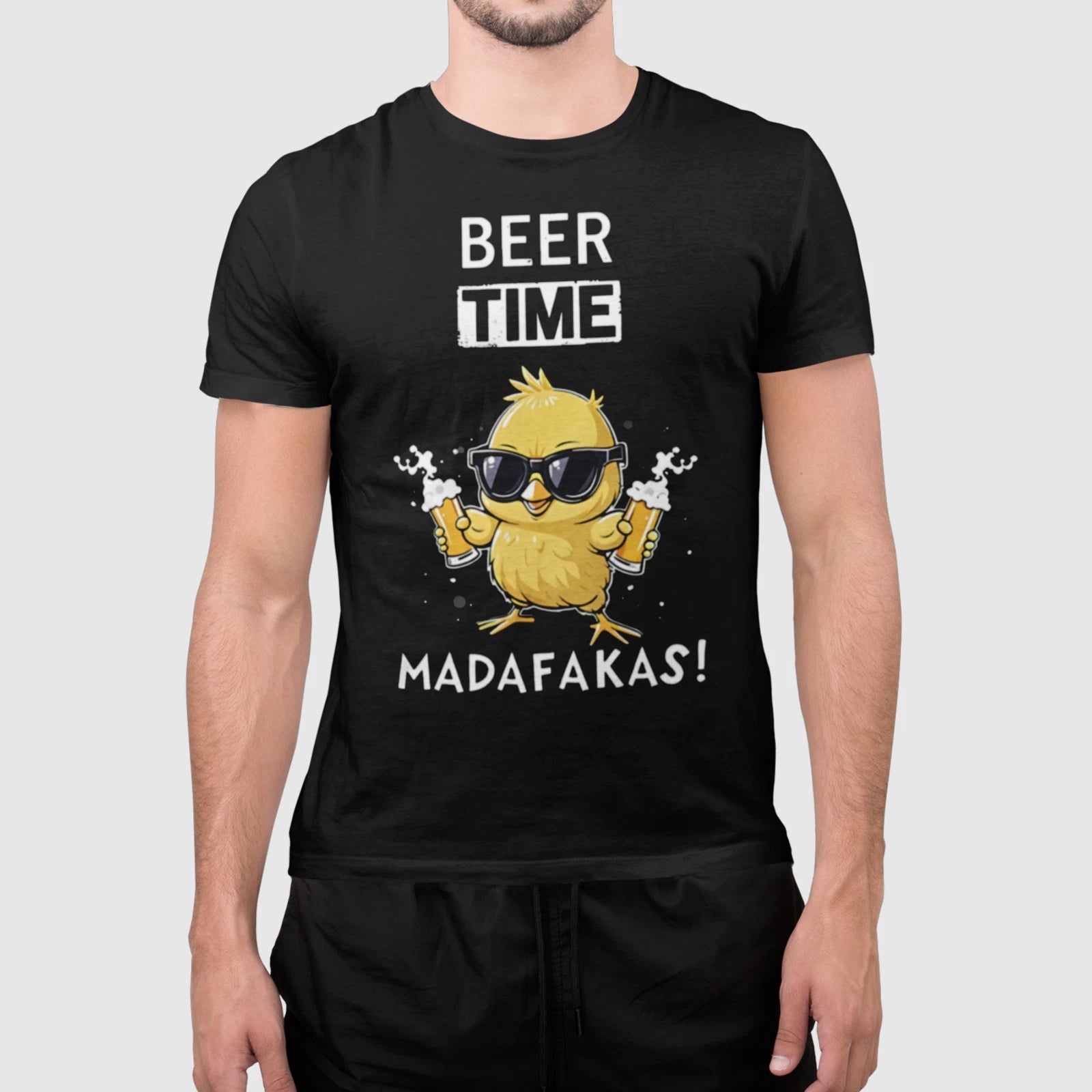 Beer Time Madafakas Shirt Funny Beer Drinker Tee Unisex Party Gift