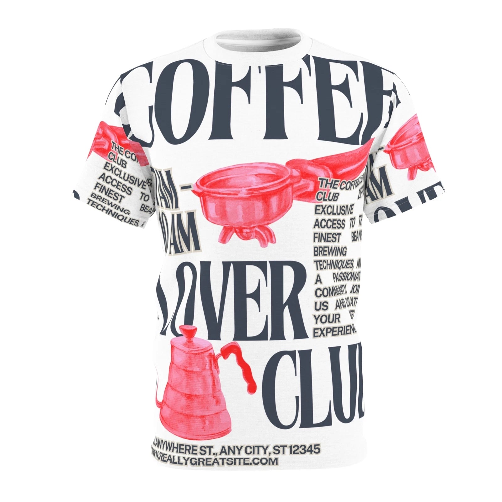 Coffee Lover Club Tee, Unisex T-Shirt for Coffee Enthusiasts, Gift for Coffee
