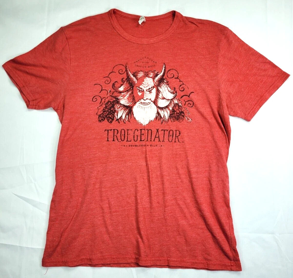 Troegenator Troegs Pennsylvania Craft Brewery Beer T-Shirt USA Made LARGE