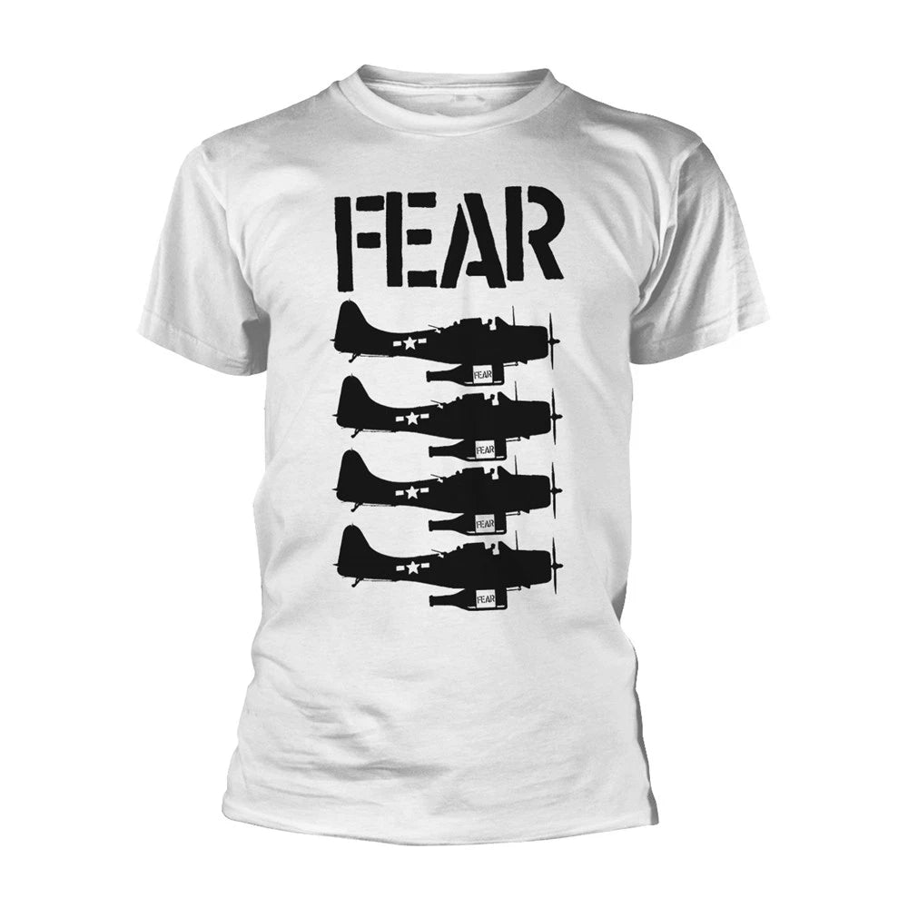 FEAR - BEER BOMBERS WHITE T-Shirt Small
